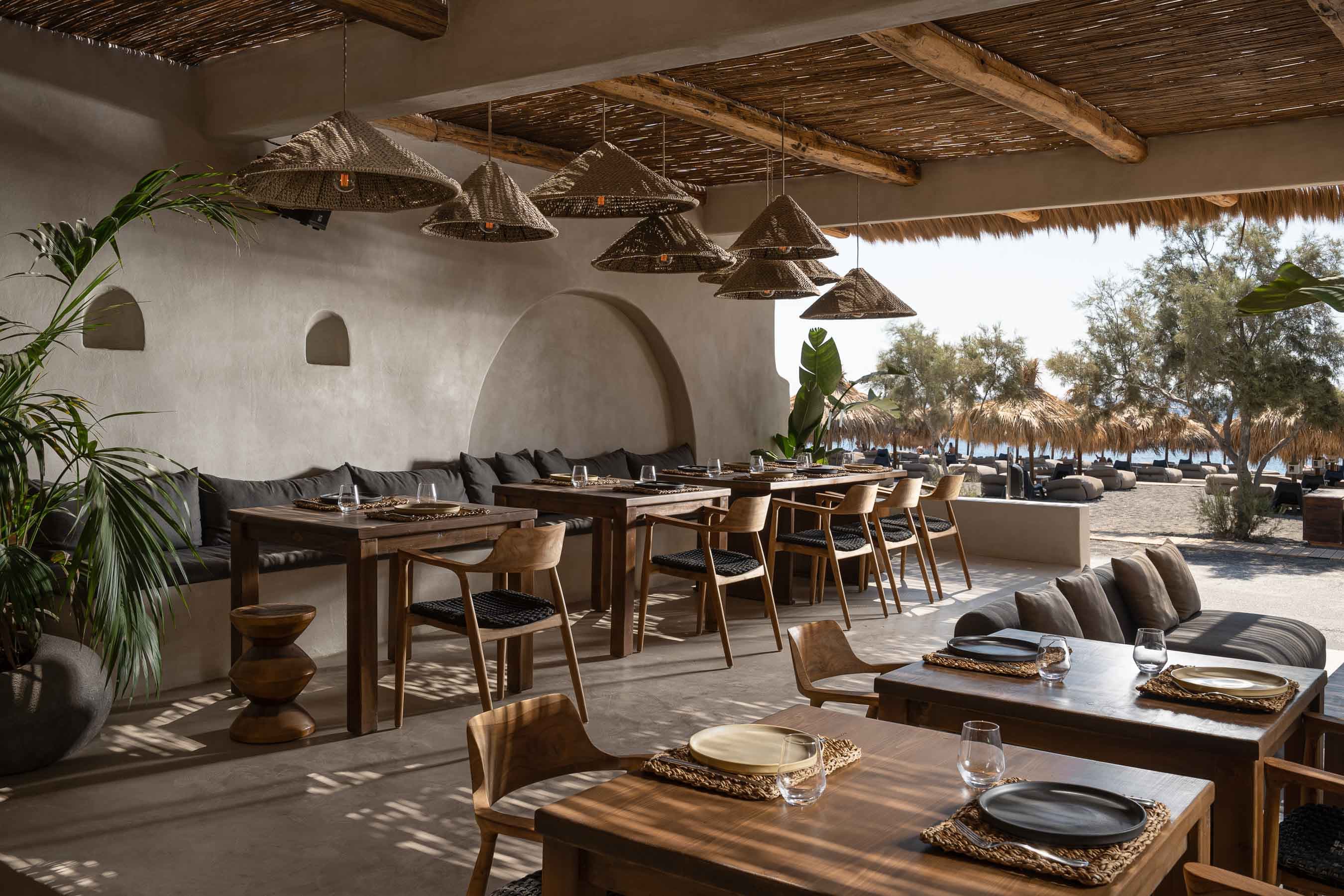 Wet stories | beach bar in Santorini Architectural Photography-2