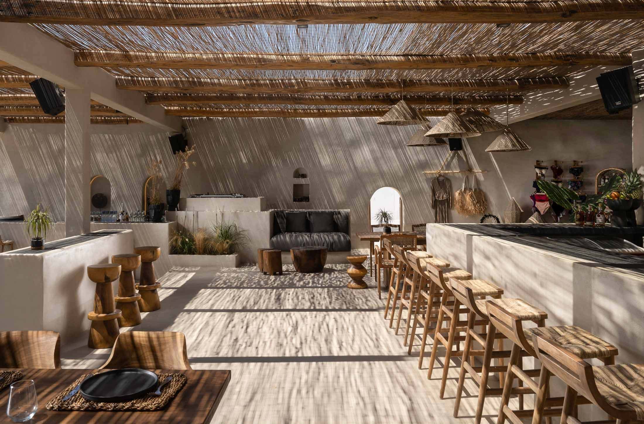 Wet stories | beach bar in Santorini Architectural Photography-3