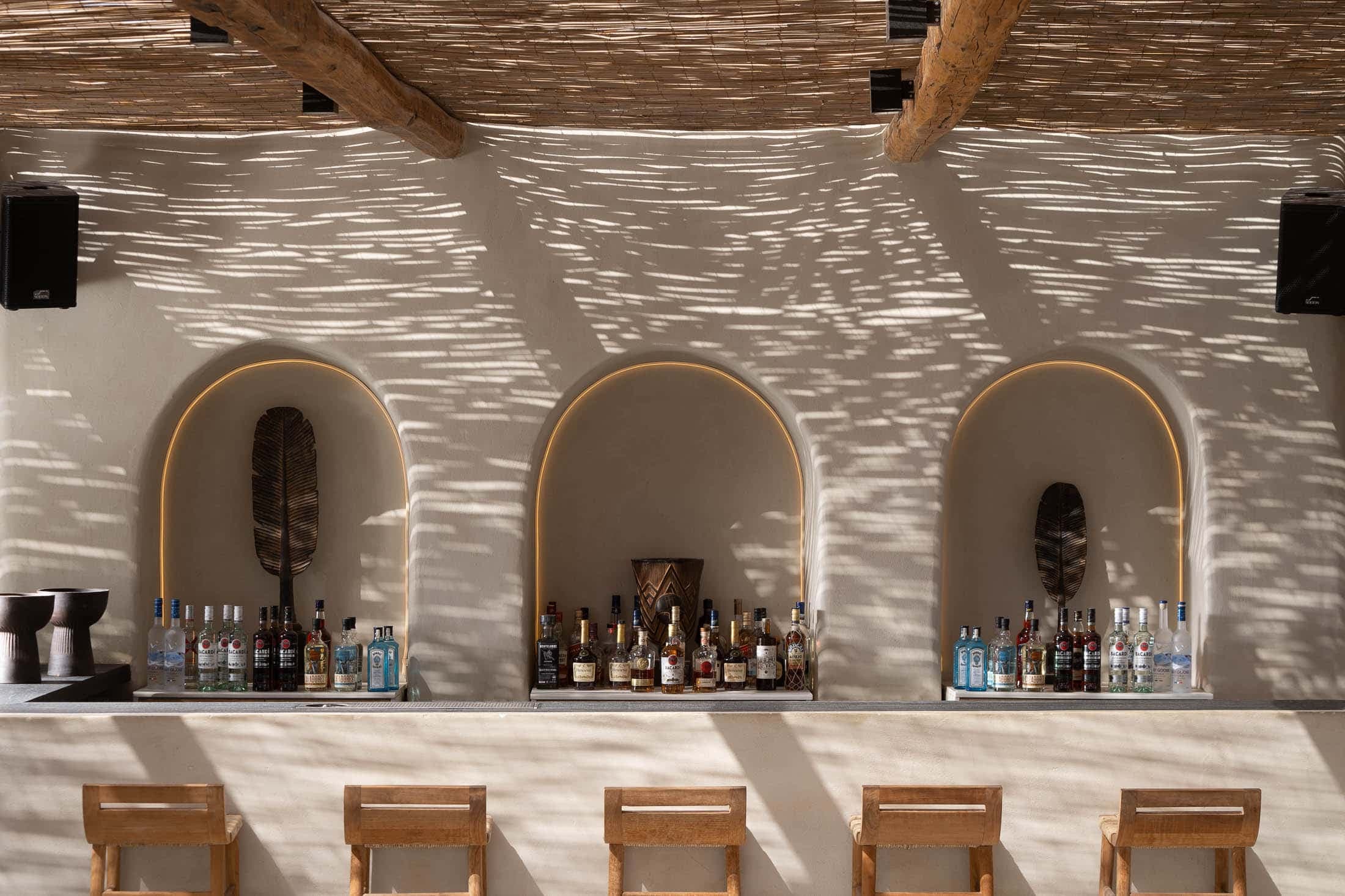Wet stories | beach bar in Santorini Architectural Photography-5