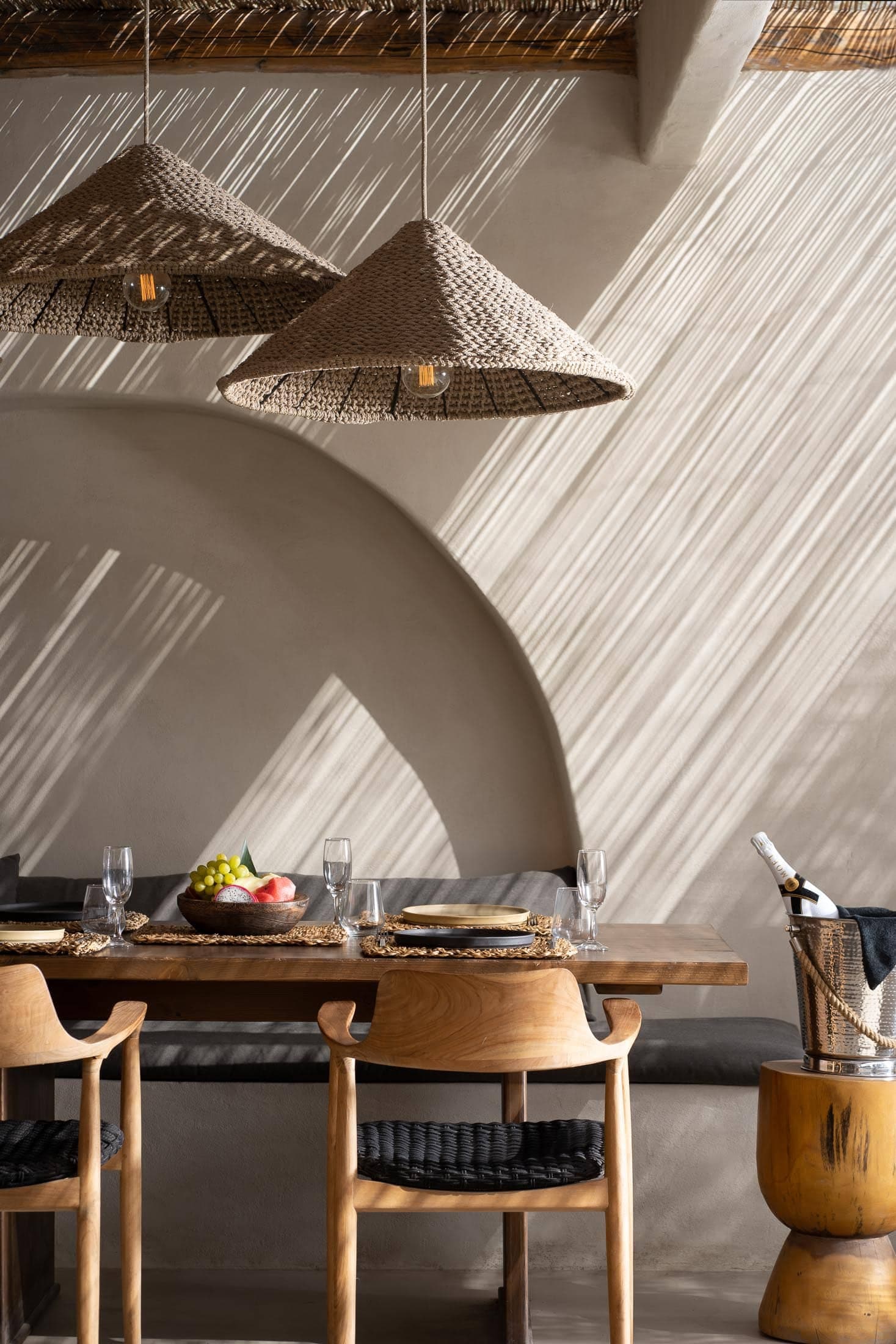 Wet stories | beach bar in Santorini Architectural Photography-2