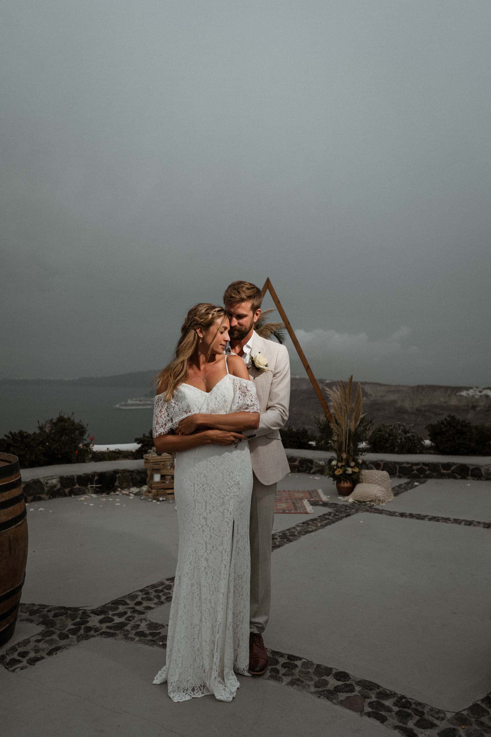 Ryan and Joelle elopement in Venetsanos winery Wedding Santorini-25