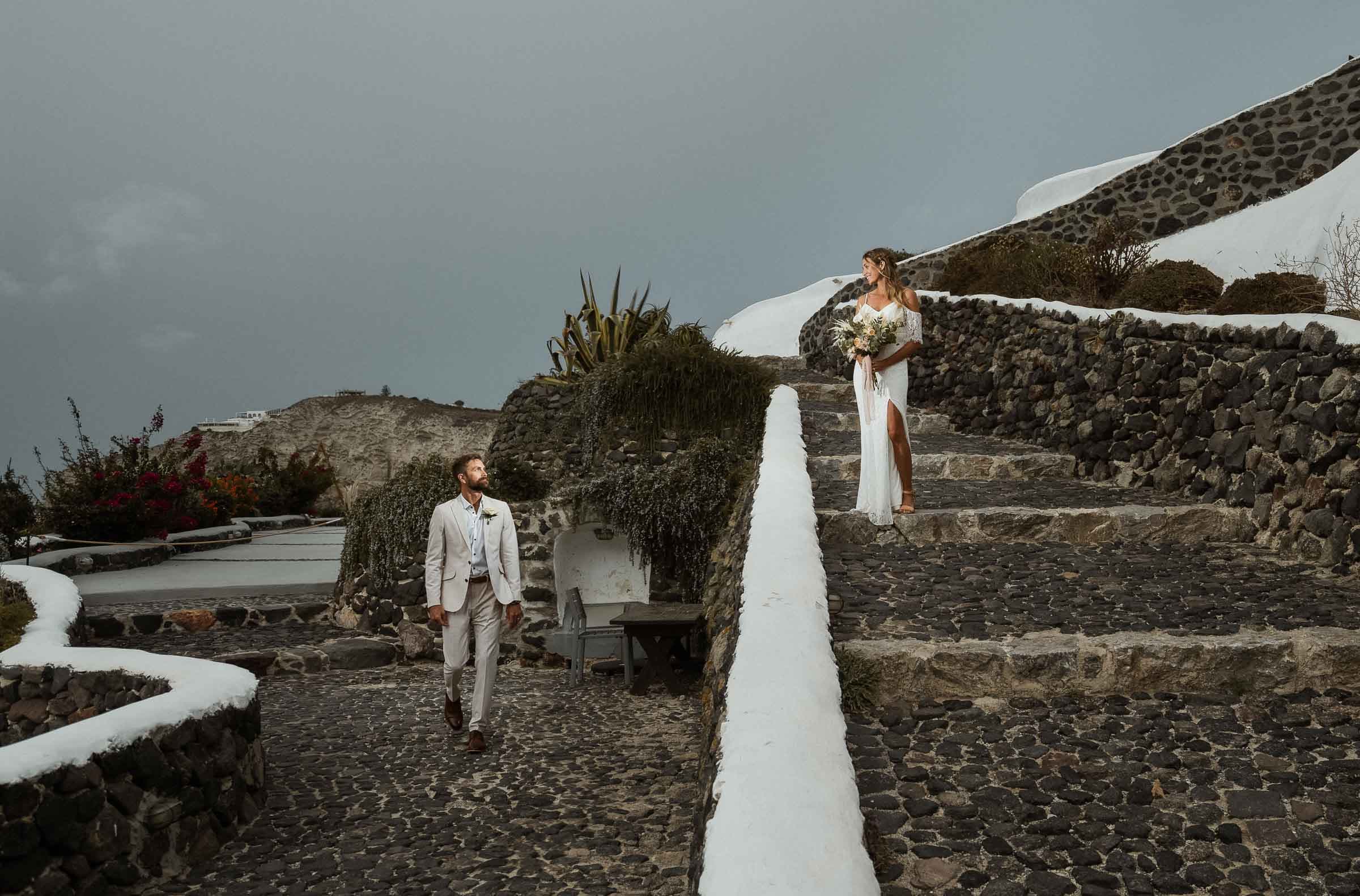 Ryan and Joelle elopement in Venetsanos winery Wedding Santorini-29