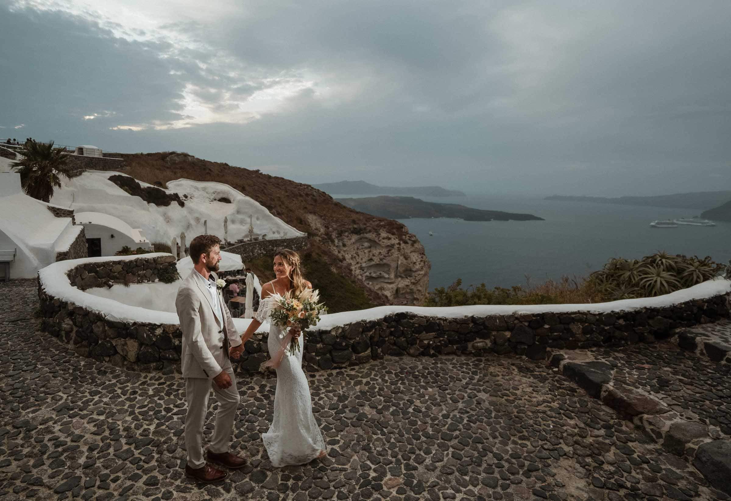 Ryan and Joelle elopement in Venetsanos winery Wedding Santorini-30