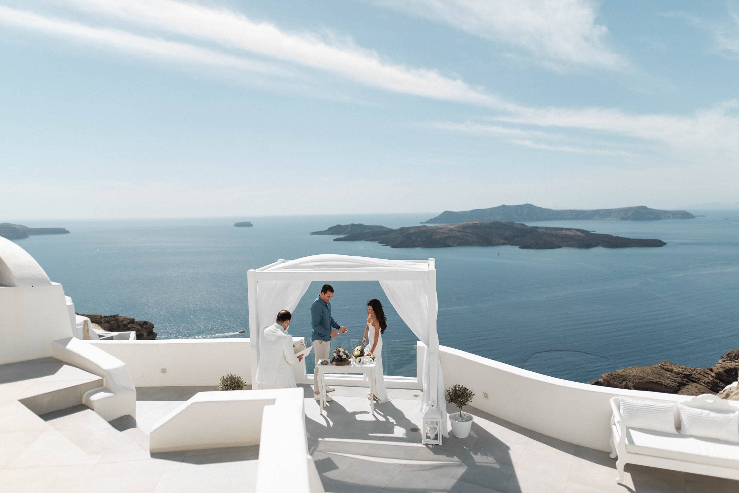 Marko and Dora – Elopement wedding in Santorini Wedding Santorini-1