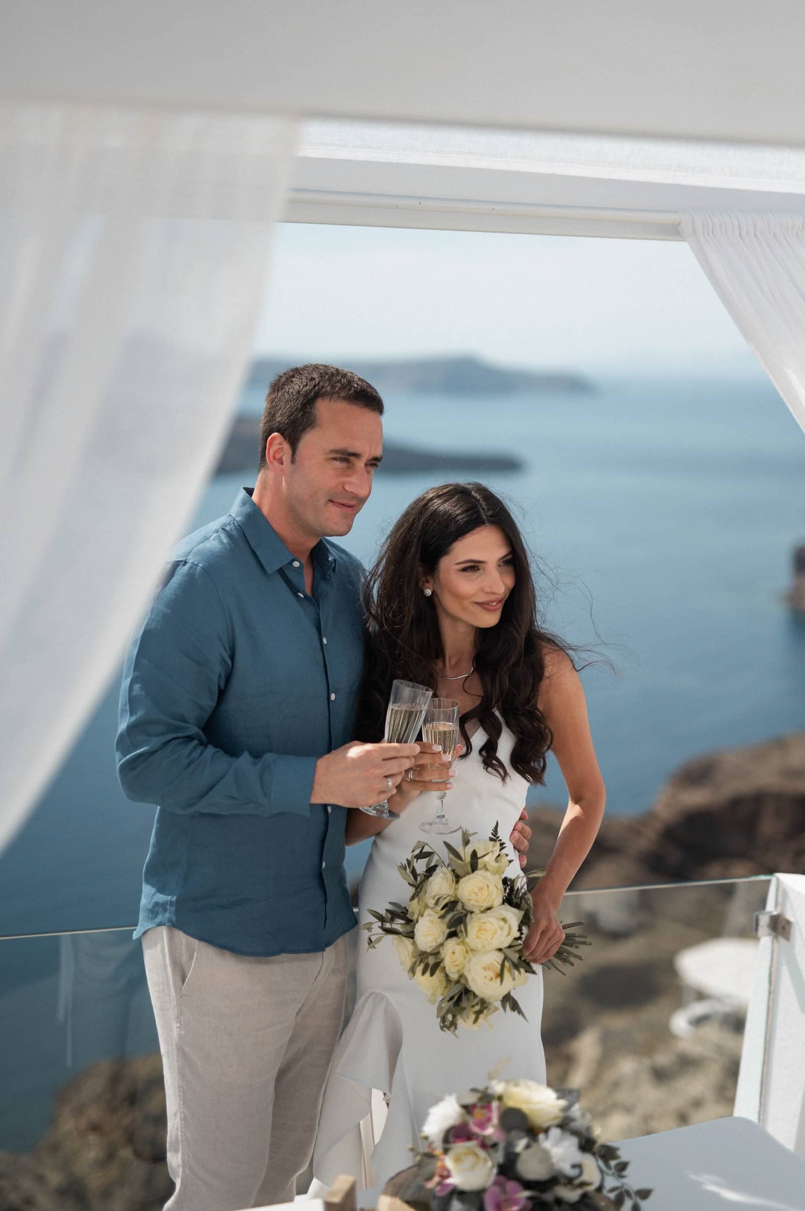 Marko and Dora – Elopement wedding in Santorini Wedding Santorini-15