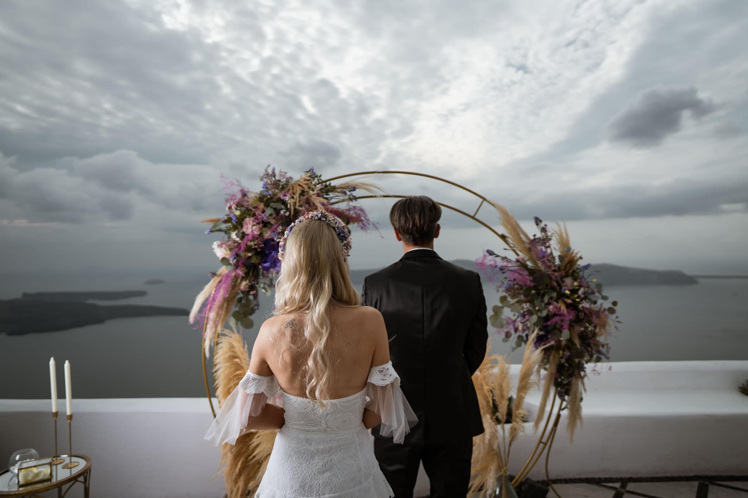 Nikky and Sam – Elopement wedding in Imerovigli Wedding Santorini-19