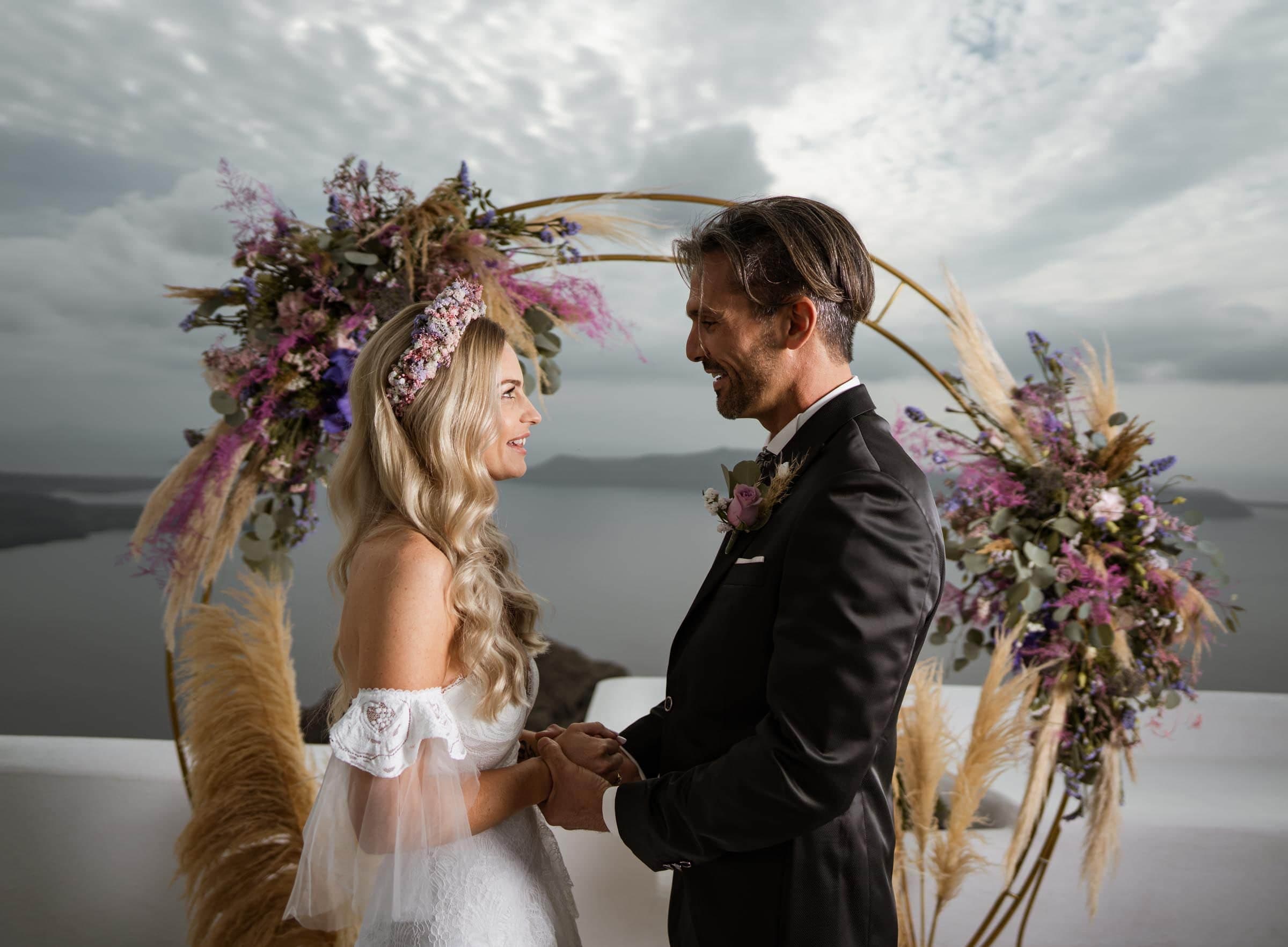 Nikky and Sam – Elopement wedding in Imerovigli Wedding Santorini-21