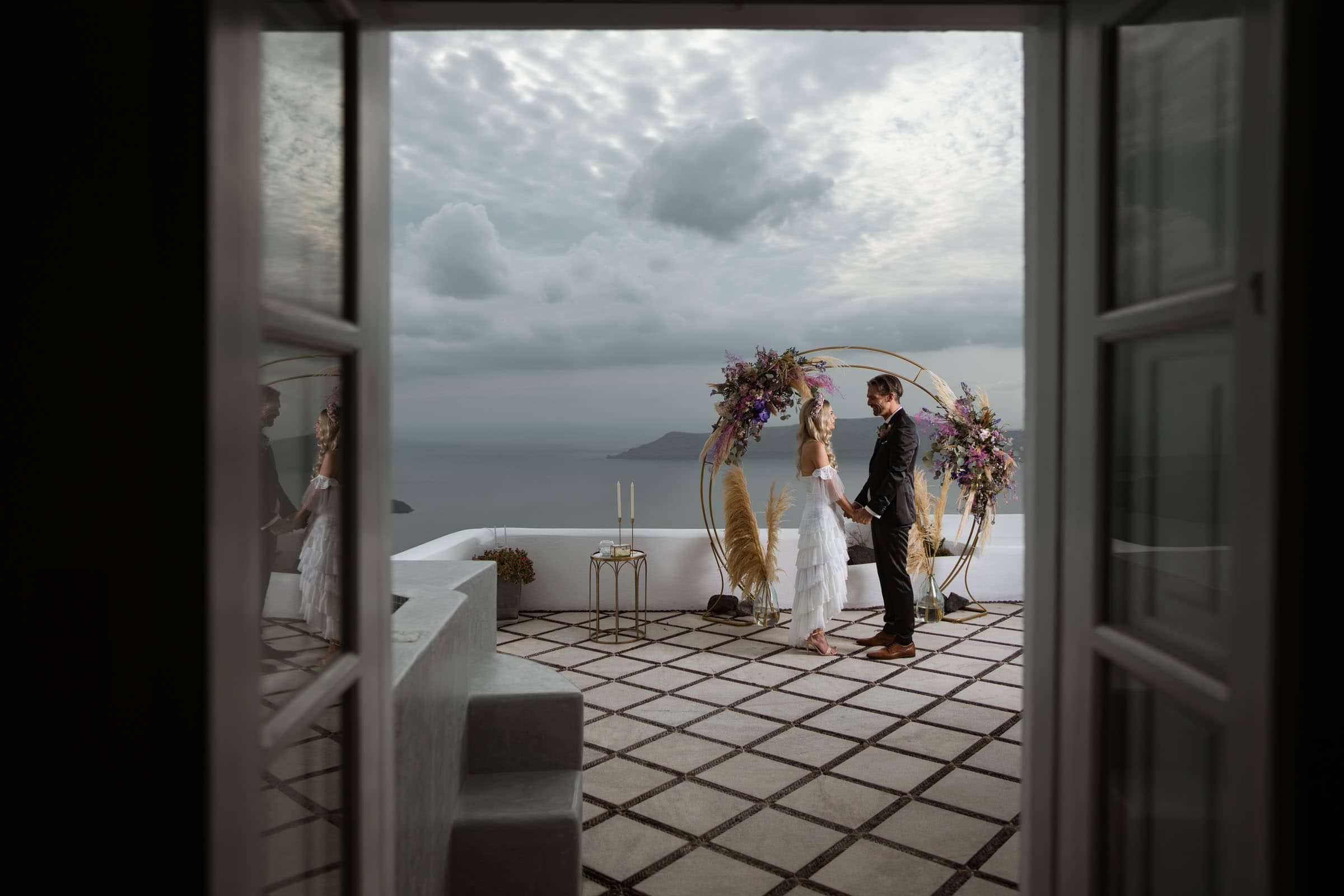 Nikky and Sam – Elopement wedding in Imerovigli Wedding Santorini-22
