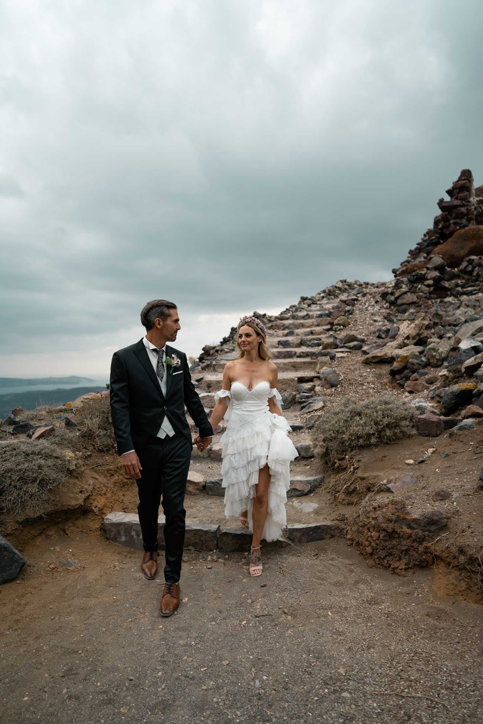 Nikky and Sam – Elopement wedding in Imerovigli Wedding Santorini-39