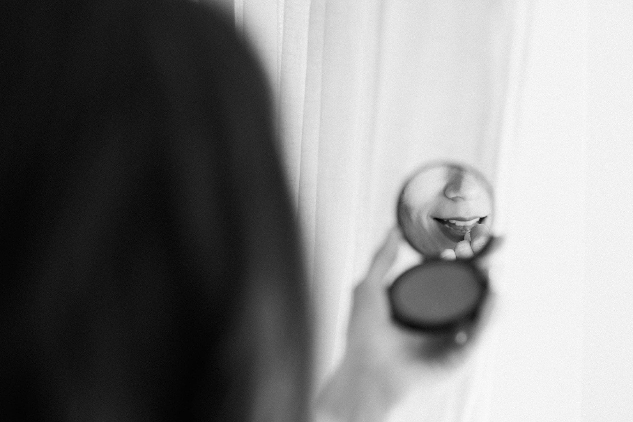 Miguel and Steffanie | emotions unfold in black and white Wedding Santorini-8