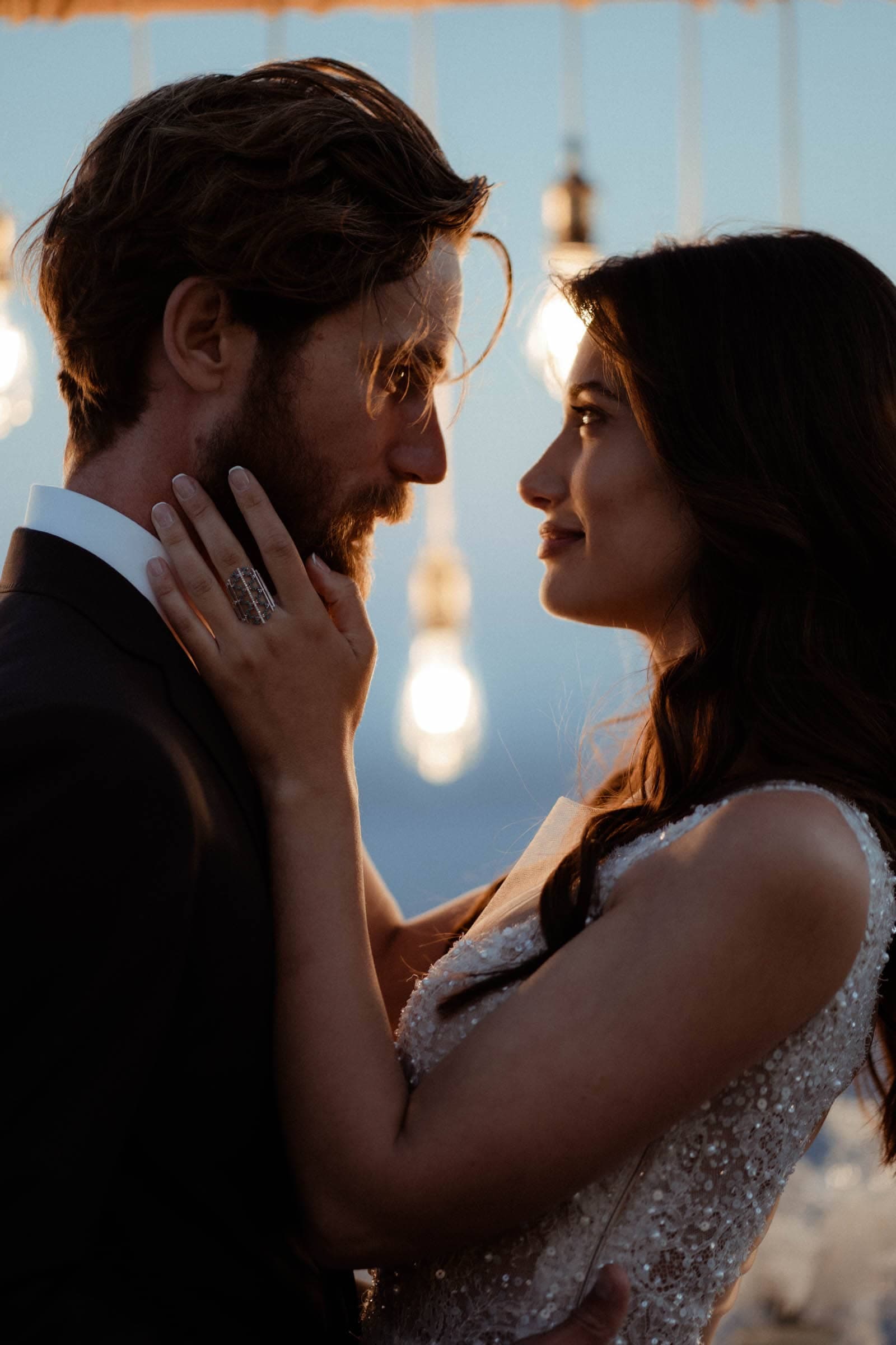 Wedding editorial photoshoot at Stella Rocca a mare. Wedding Santorini-22