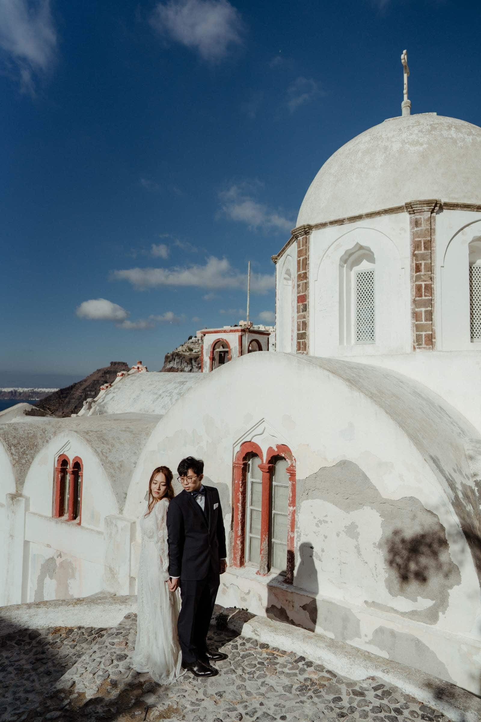 Jay and Cally | winter after wedding photoshoot in Santorini Wedding Santorini-1