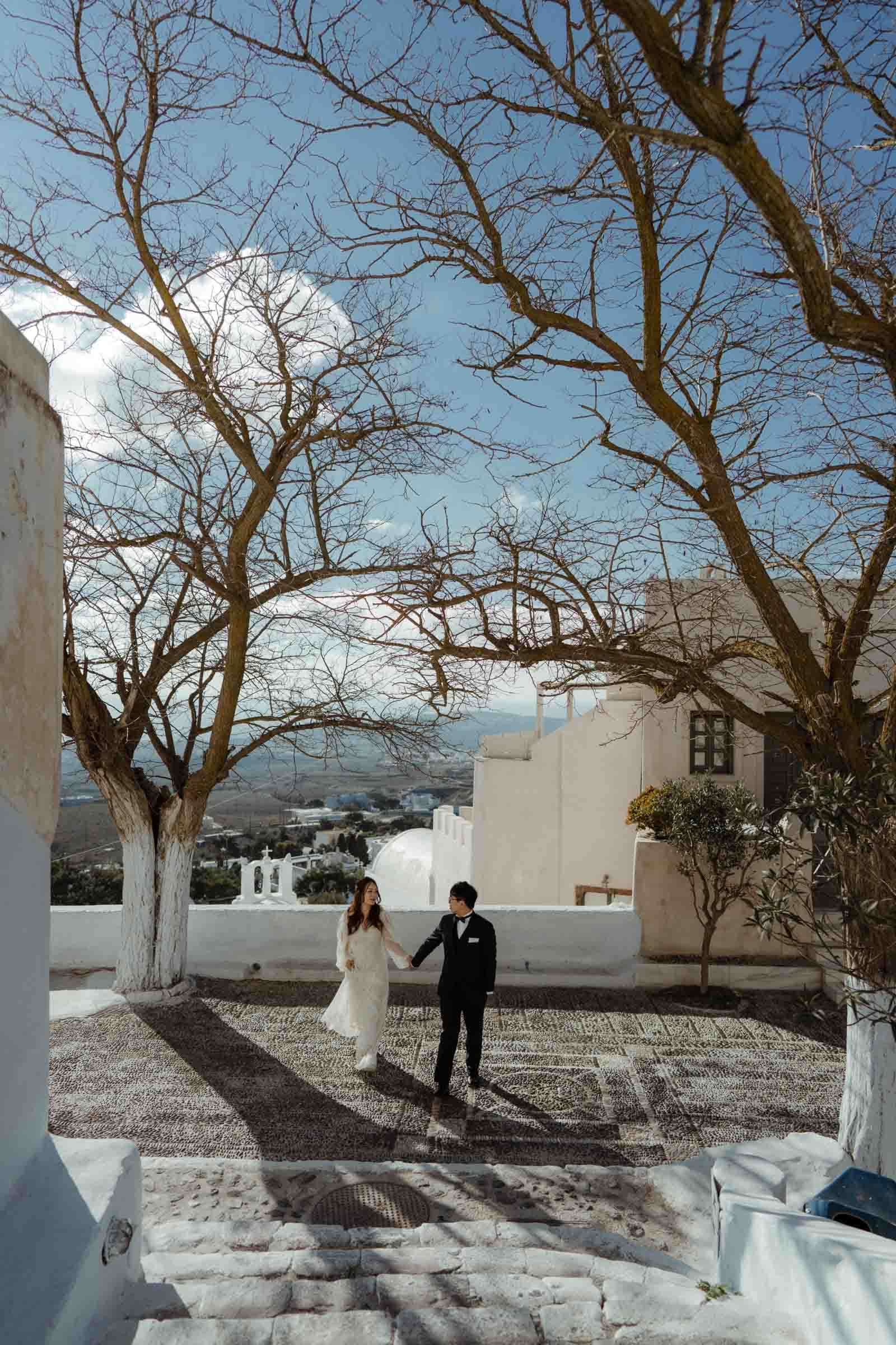 Jay and Cally | winter after wedding photoshoot in Santorini Wedding Santorini-10