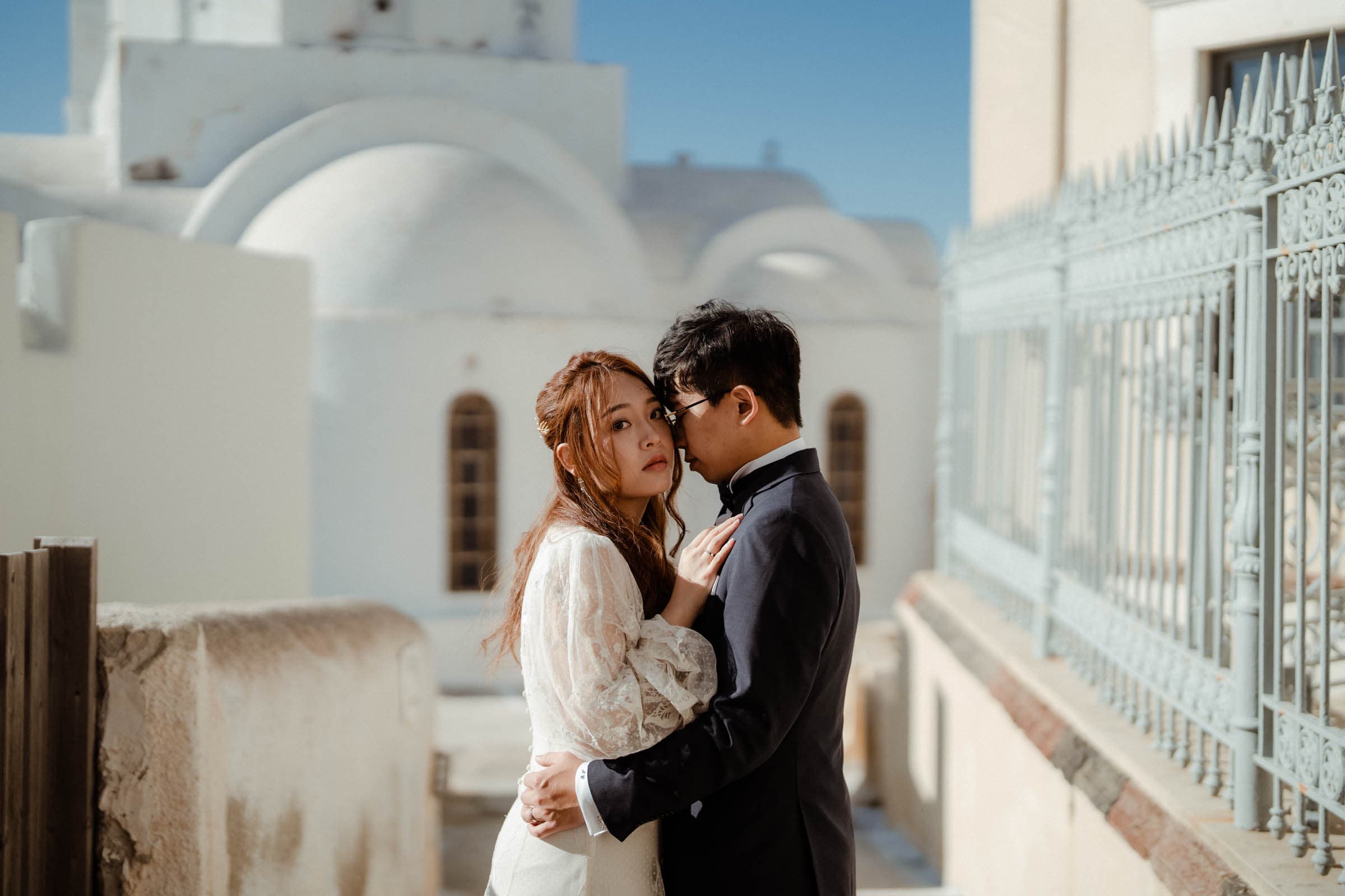 Jay and Cally | winter after wedding photoshoot in Santorini Wedding Santorini-14