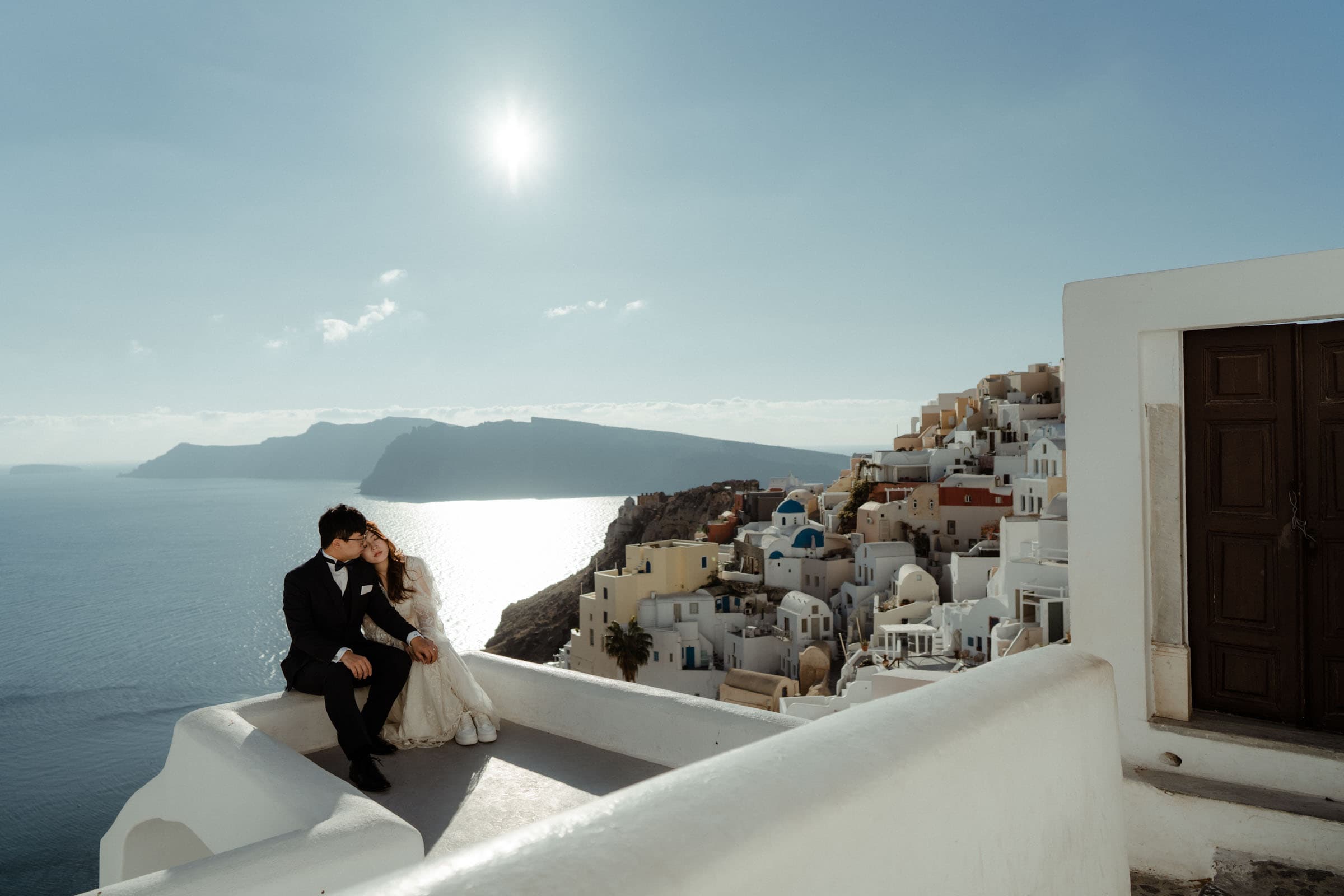 Jay and Cally | winter after wedding photoshoot in Santorini Wedding Santorini-24