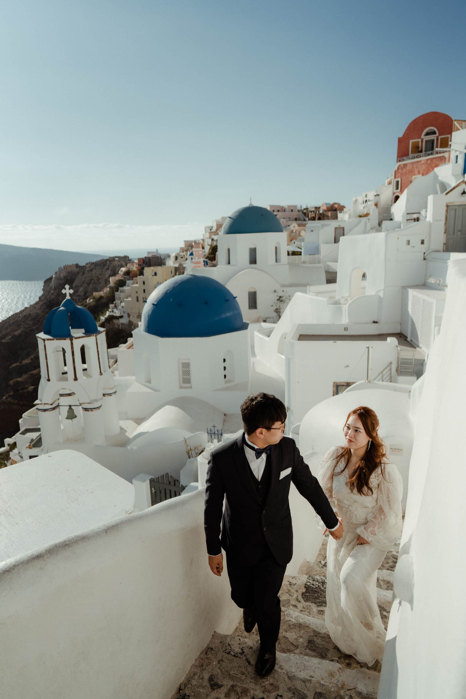 Jay and Cally | winter after wedding photoshoot in Santorini Wedding Santorini-25