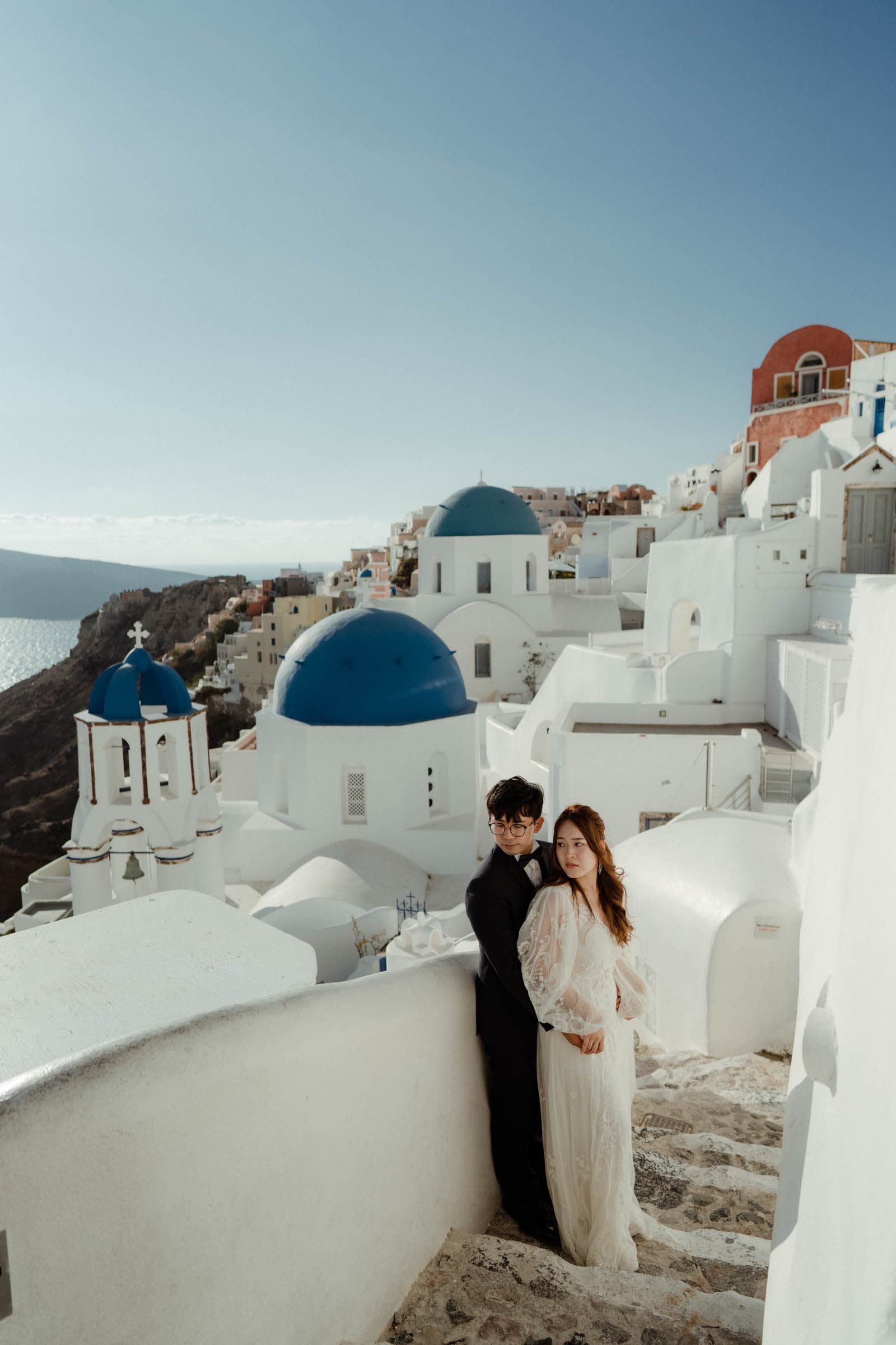Jay and Cally | winter after wedding photoshoot in Santorini Wedding Santorini-26