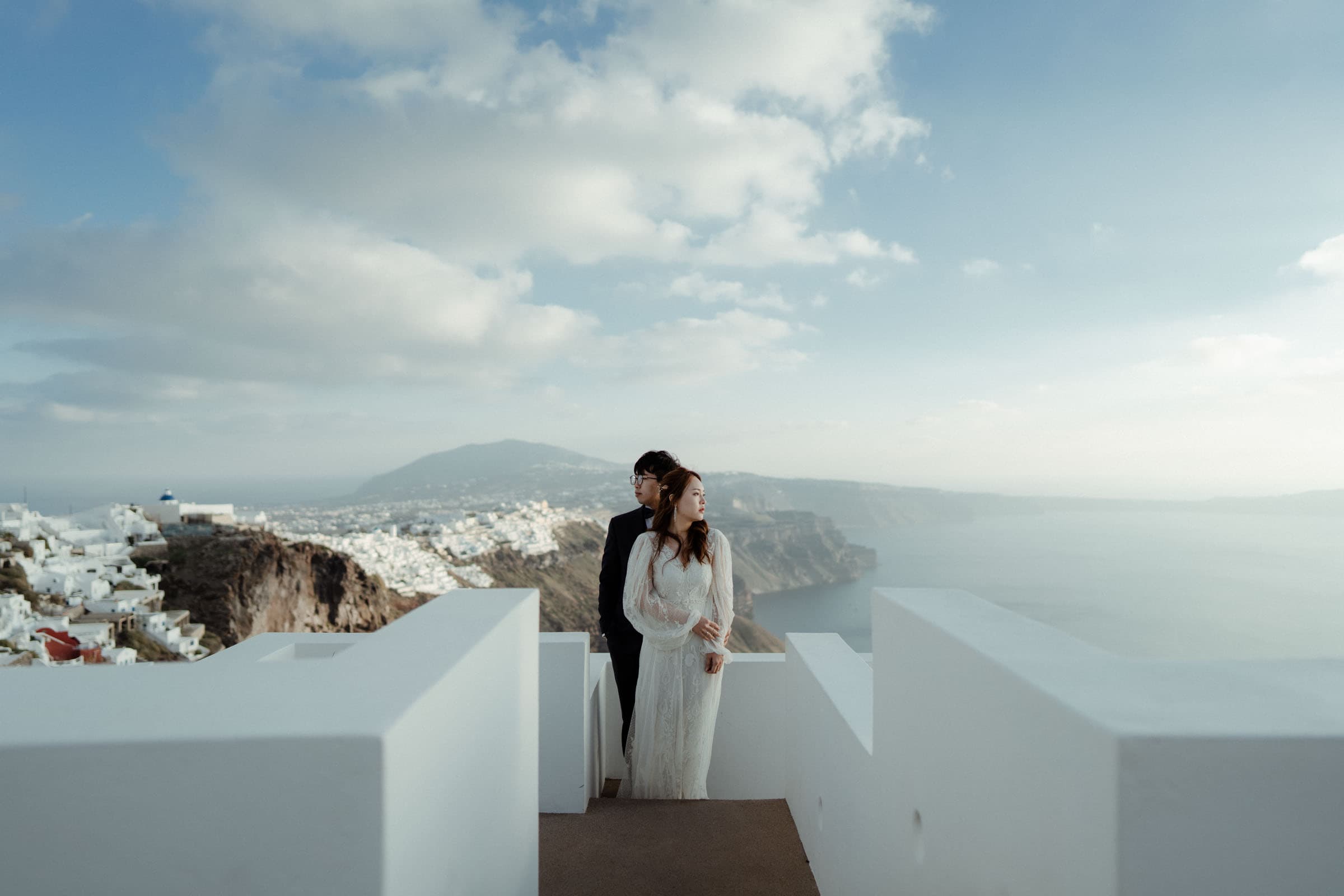 Jay and Cally | winter after wedding photoshoot in Santorini Wedding Santorini-28