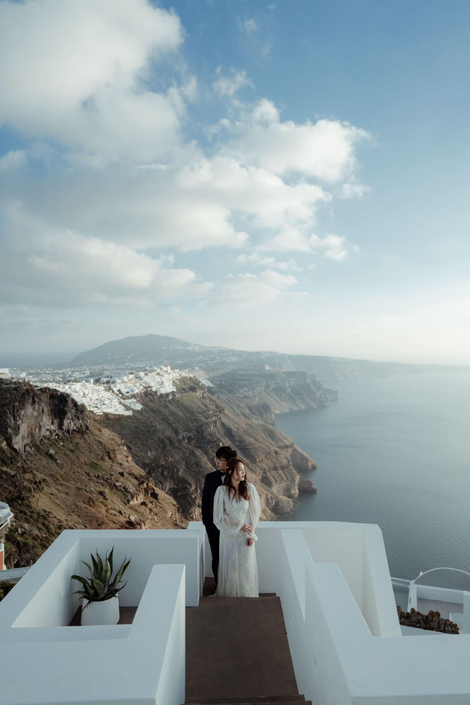 Jay and Cally | winter after wedding photoshoot in Santorini Wedding Santorini-27