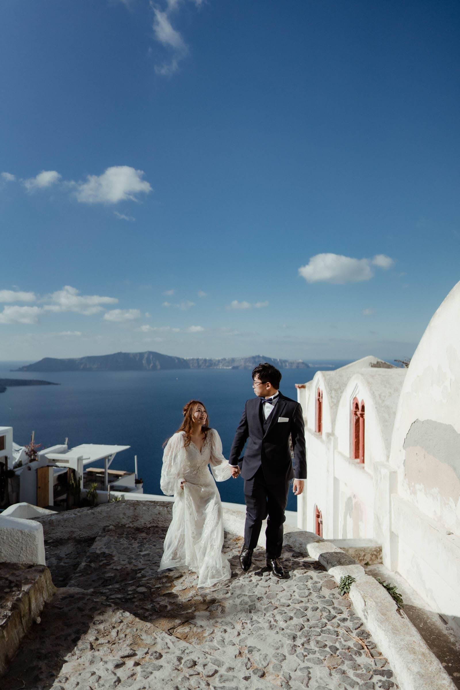 Jay and Cally | winter after wedding photoshoot in Santorini Wedding Santorini-3