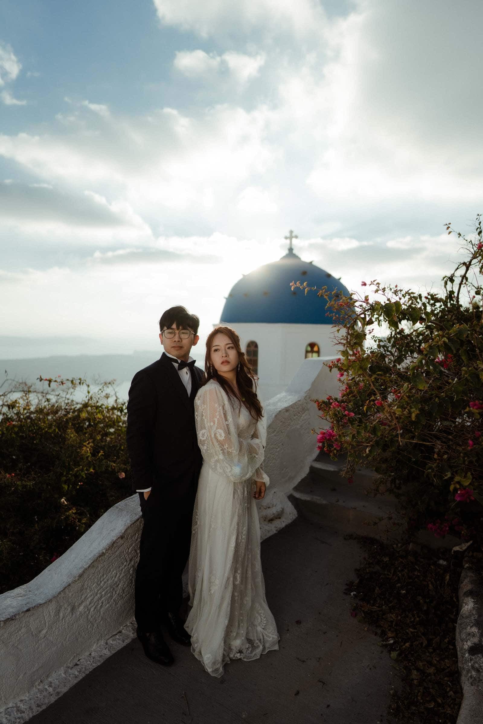 Jay and Cally | winter after wedding photoshoot in Santorini Wedding Santorini-30
