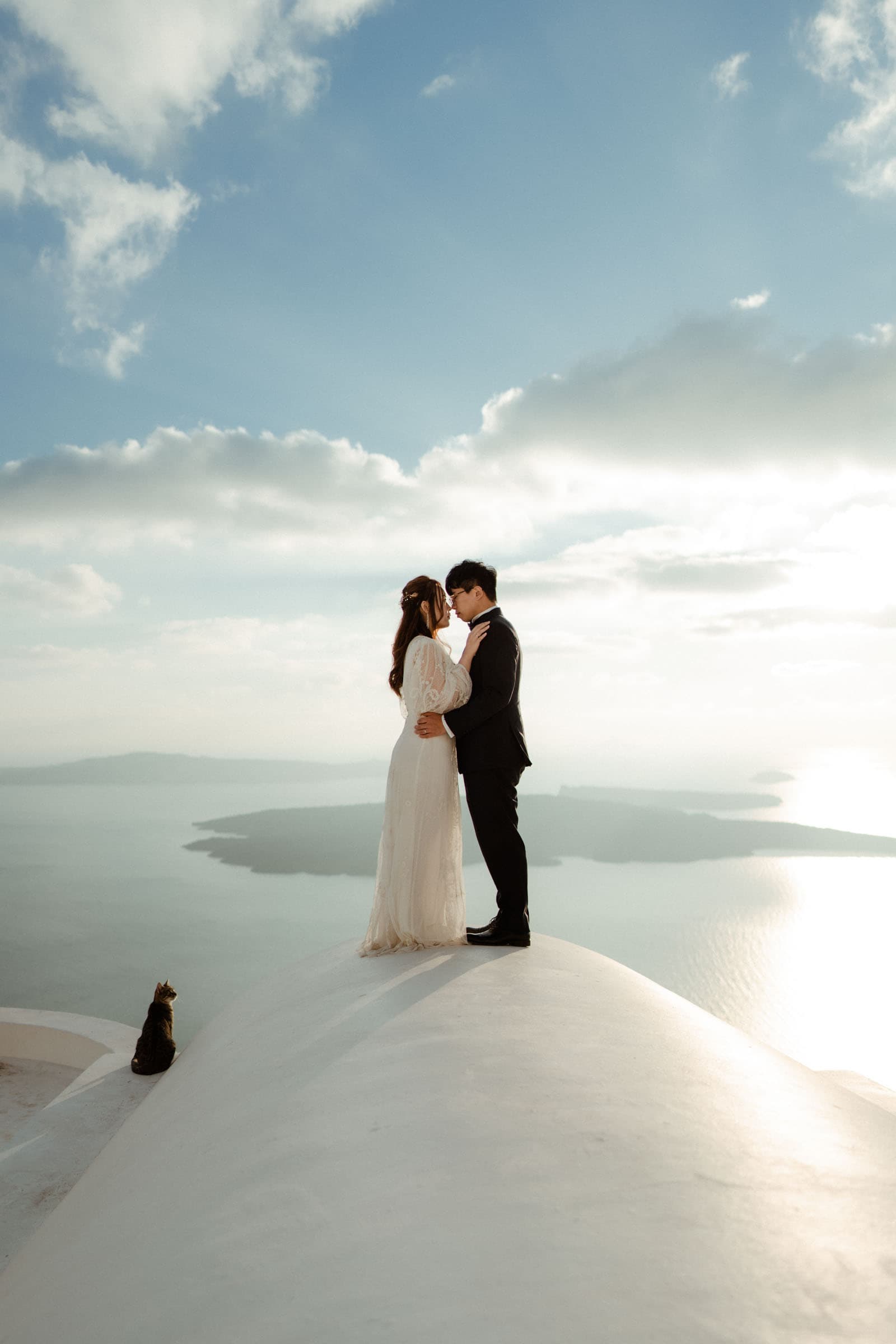 Jay and Cally | winter after wedding photoshoot in Santorini Wedding Santorini-32