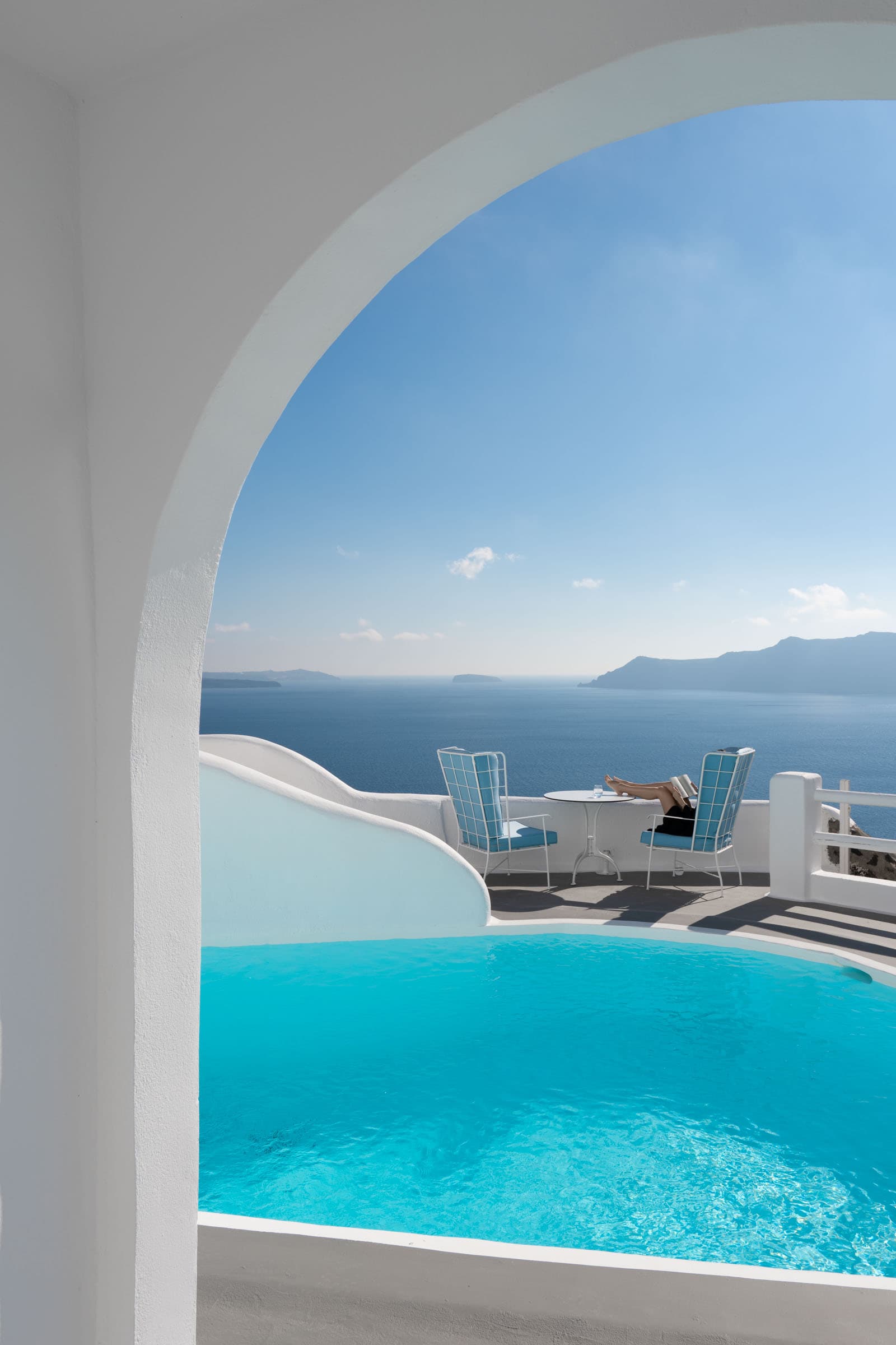 Katikies | luxury hotel photography in Santorini Architectural Photography-3