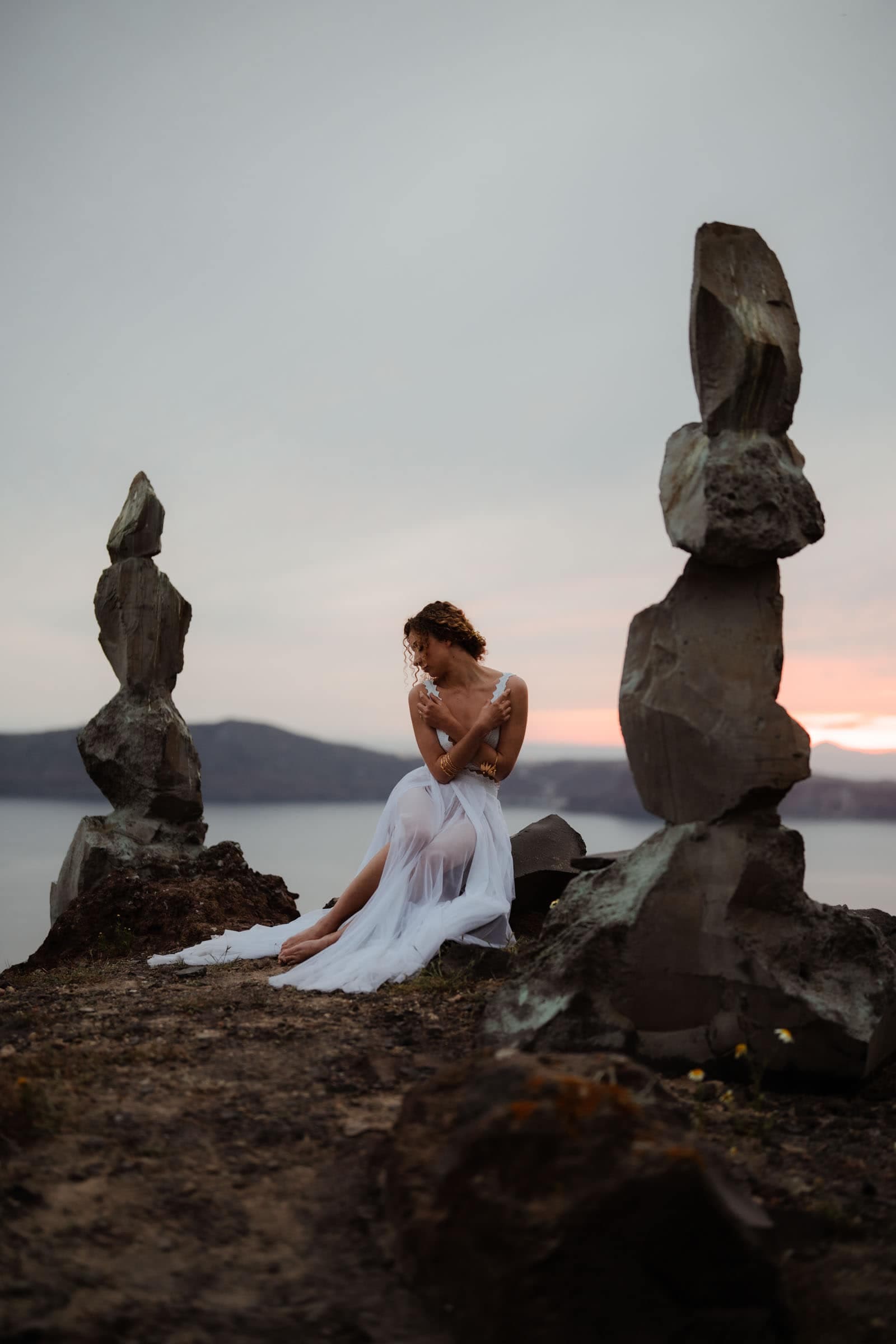 The Sirens – a collection of bridal portraits in Santorini Weddings-5