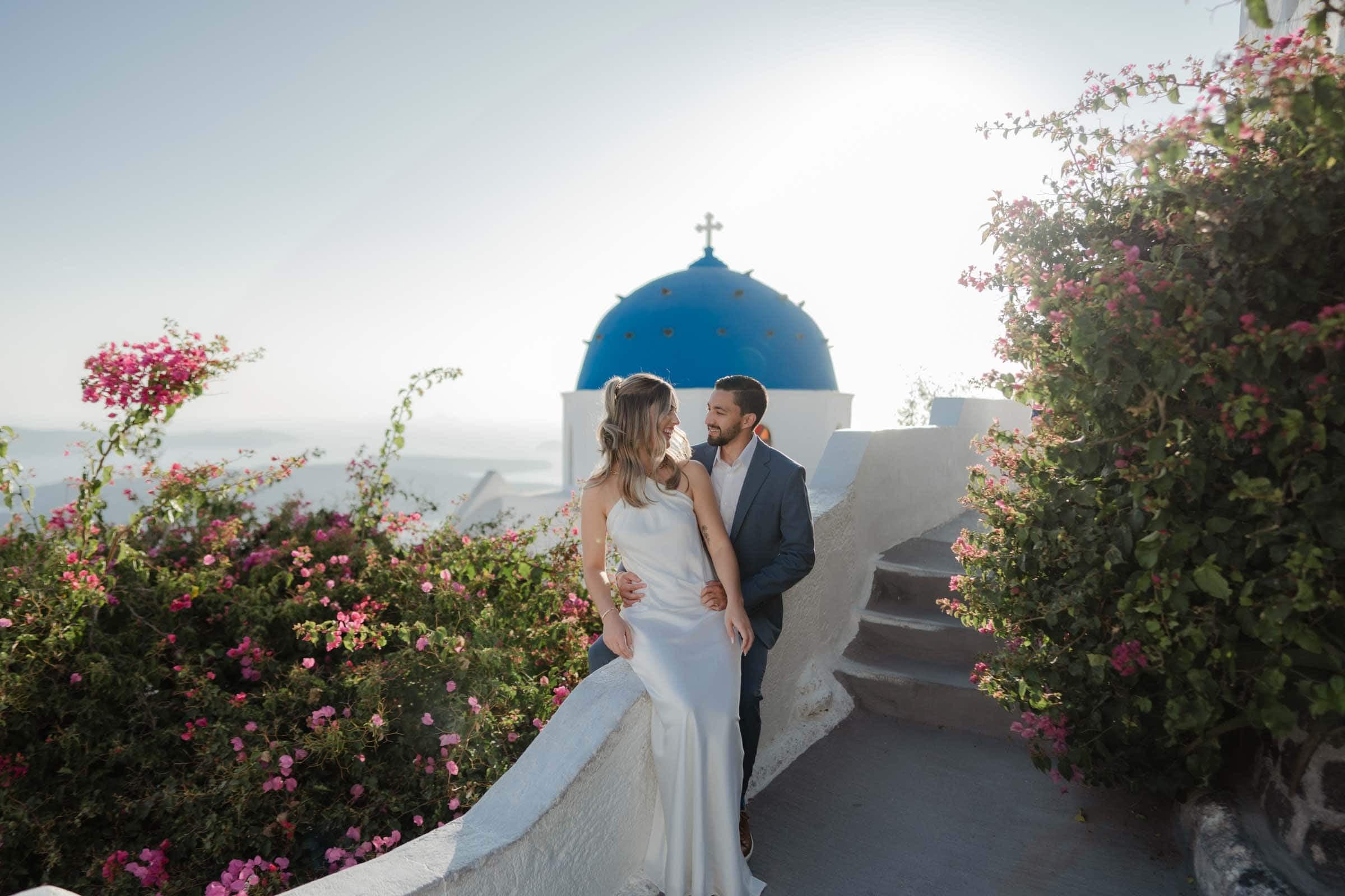 Daniel & Ciara – emotional proposal in Imerovigli Proposals in Santorini-1