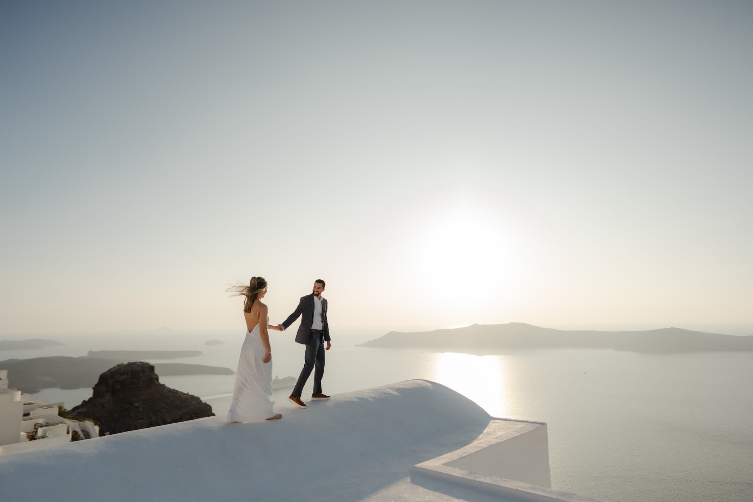 Daniel & Ciara – emotional proposal in Imerovigli Proposals in Santorini-14