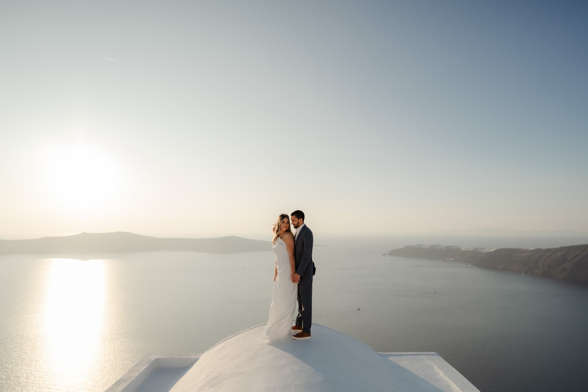 Daniel & Ciara – emotional proposal in Imerovigli Proposals in Santorini-18