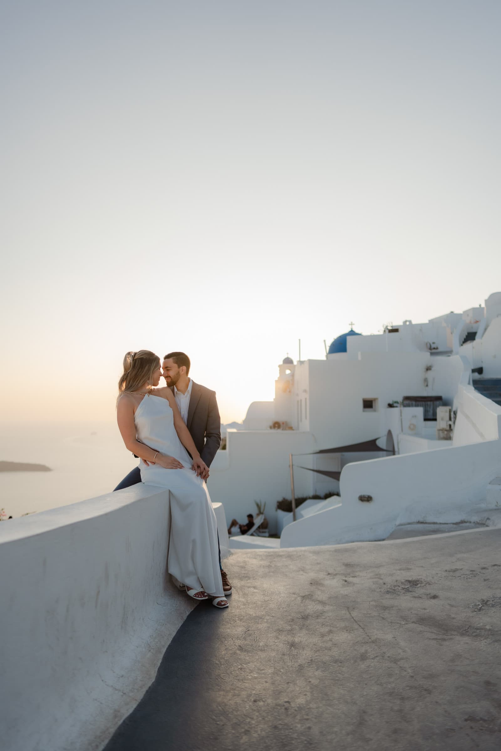 Daniel & Ciara – emotional proposal in Imerovigli Proposals in Santorini-19