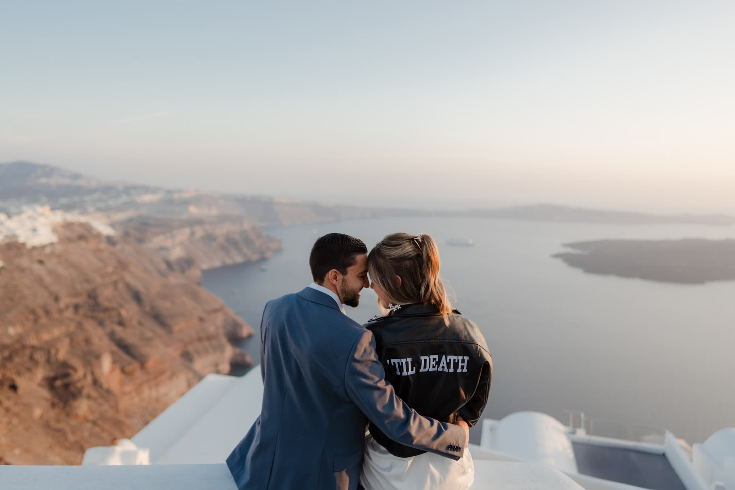 Daniel & Ciara – emotional proposal in Imerovigli Proposals in Santorini-23