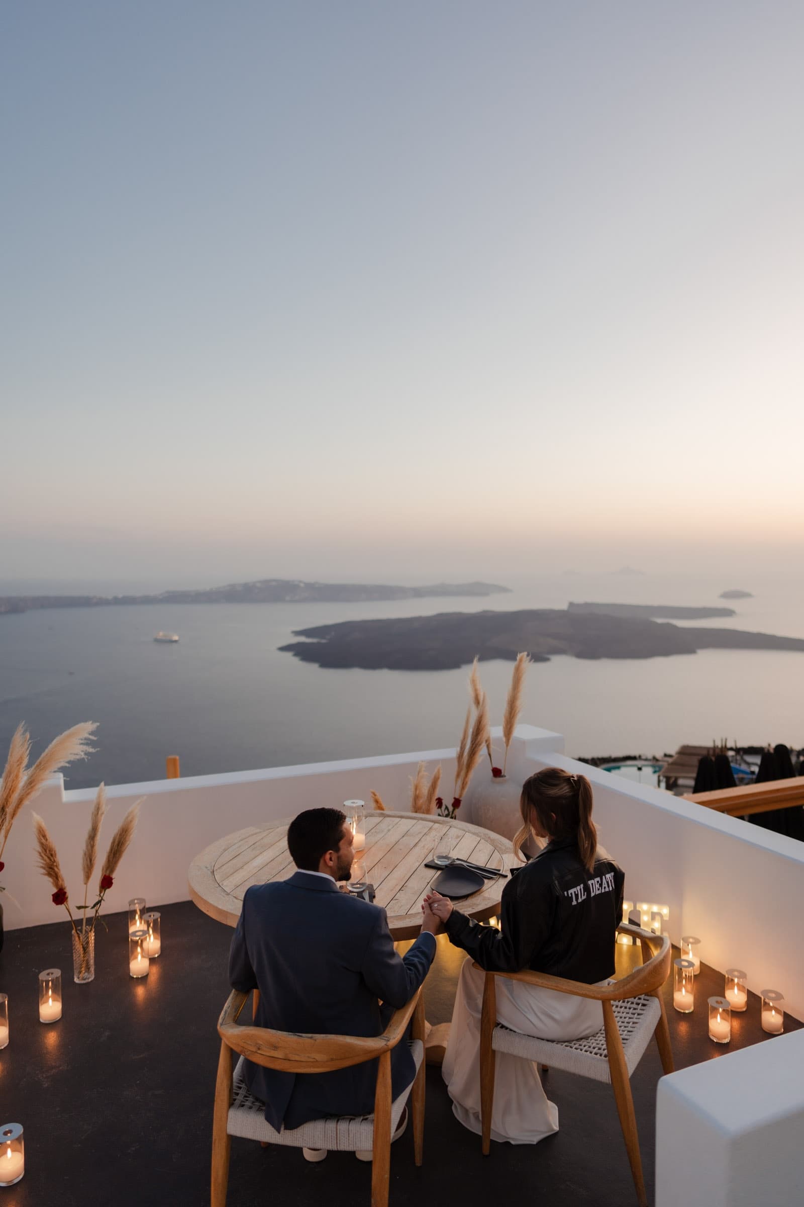 Daniel & Ciara – emotional proposal in Imerovigli Proposals in Santorini-38