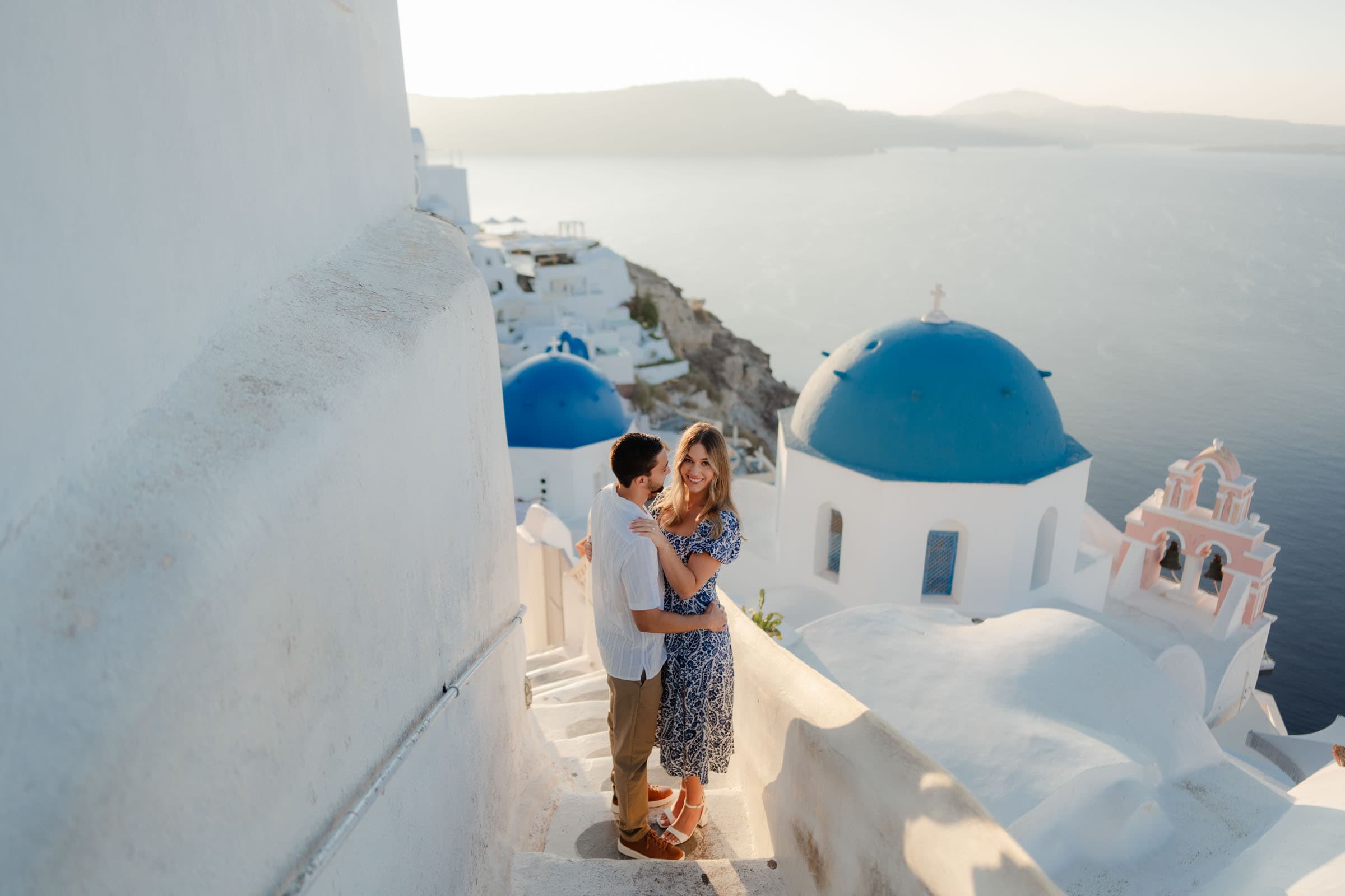 Daniel & Ciara – emotional proposal in Imerovigli Proposals in Santorini-39