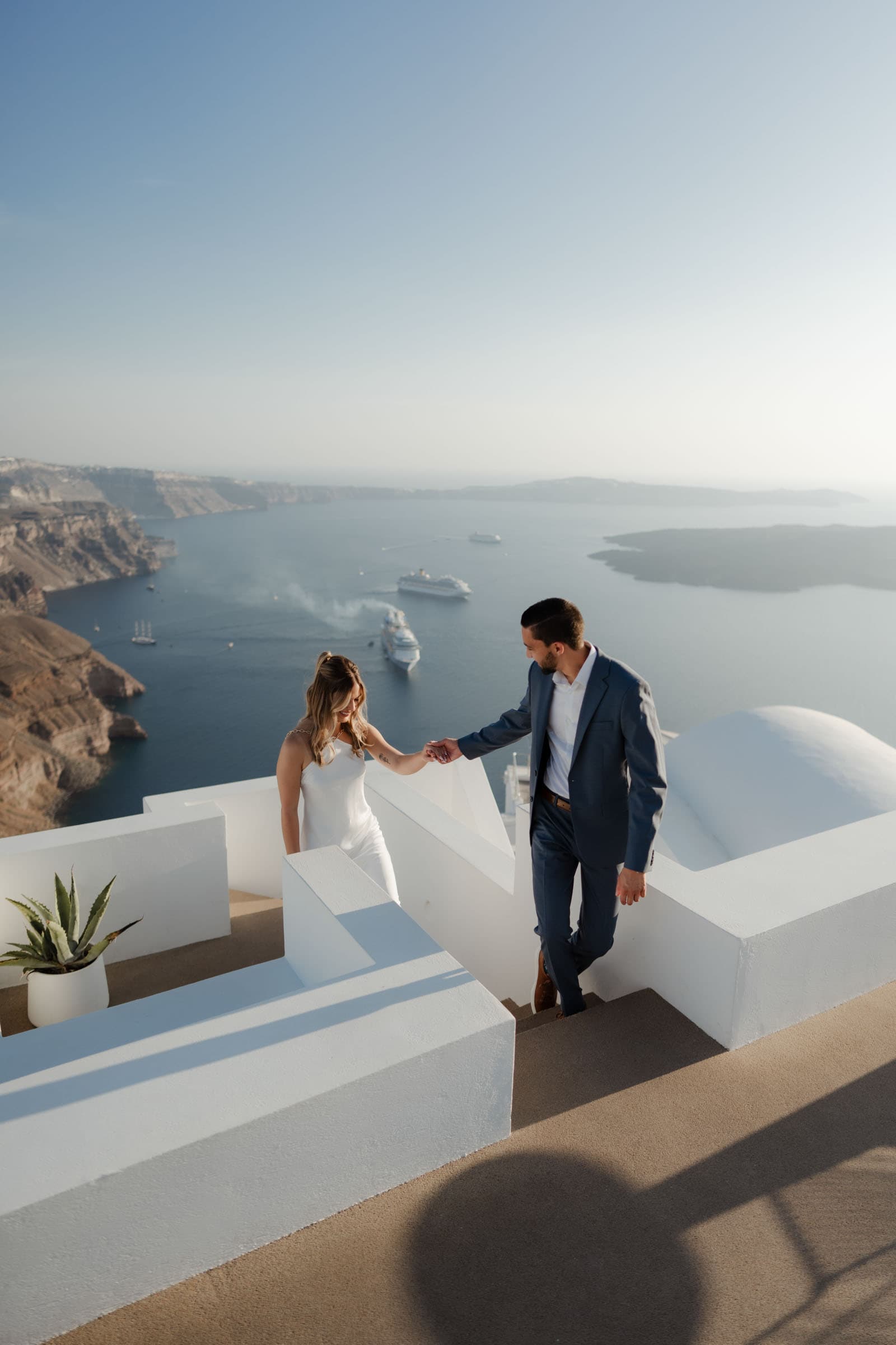 Daniel & Ciara – emotional proposal in Imerovigli Proposals in Santorini-8