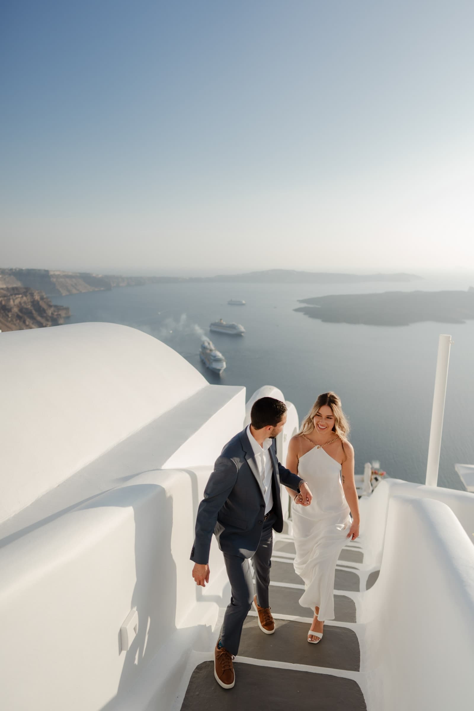 Daniel & Ciara – emotional proposal in Imerovigli Proposals in Santorini-9