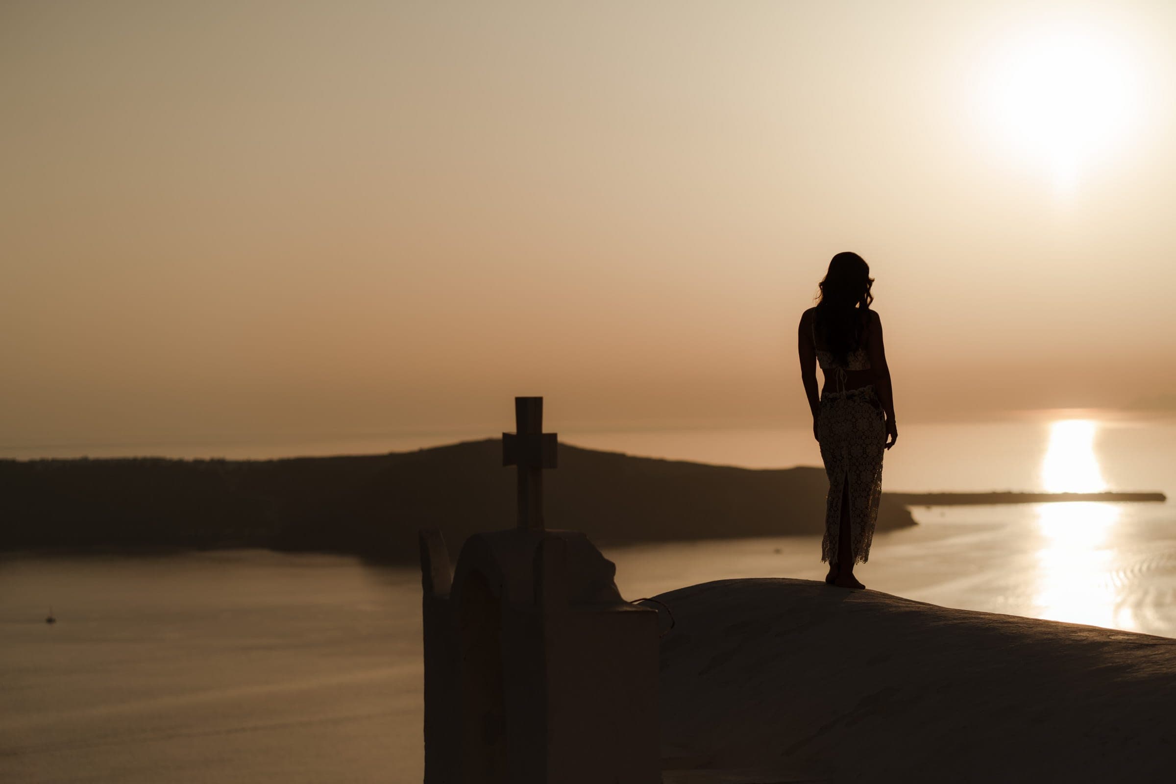 Jake & Bella | proposal in Skaros rock Proposals in Santorini-20