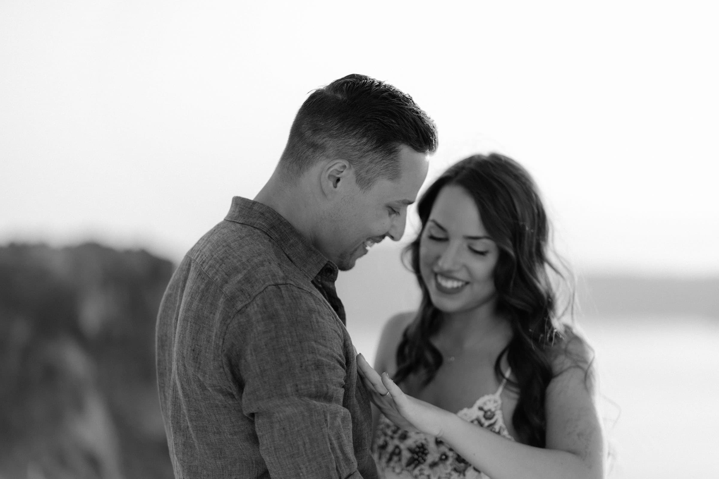 Jake & Bella | proposal in Skaros rock Proposals in Santorini-29