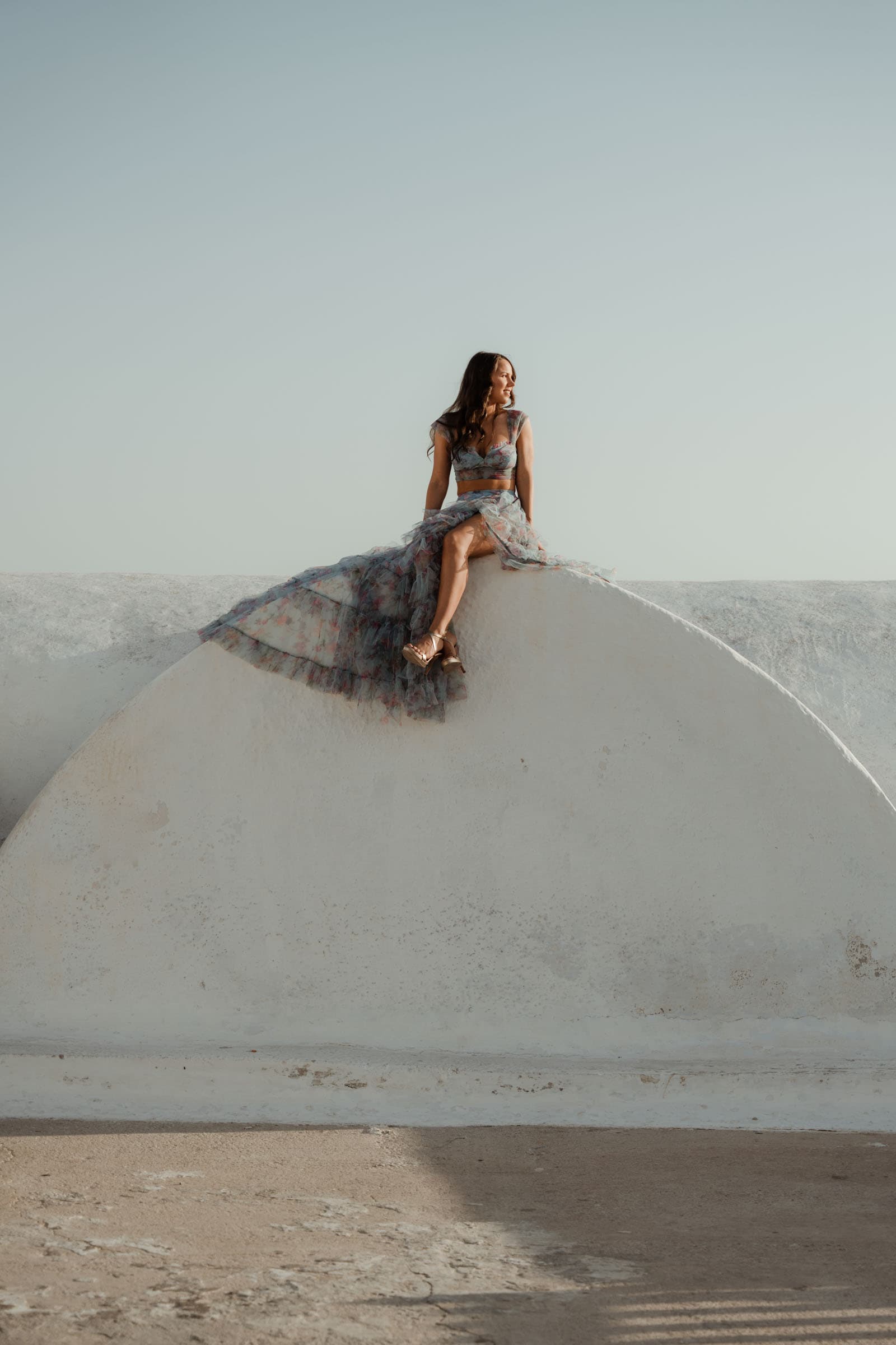 Jake & Bella | proposal in Skaros rock Proposals in Santorini-58