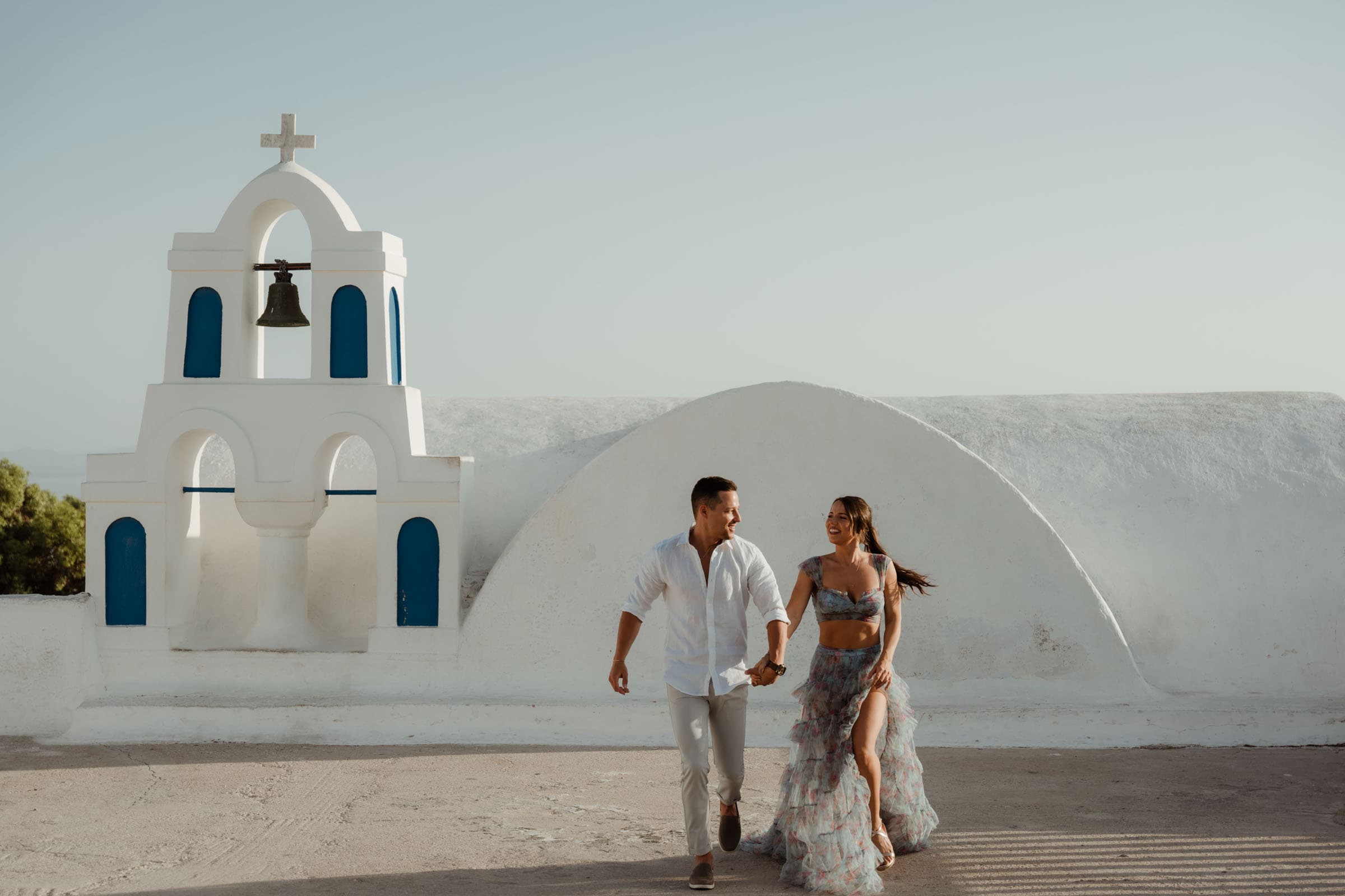 Jake & Bella | proposal in Skaros rock Proposals in Santorini-60