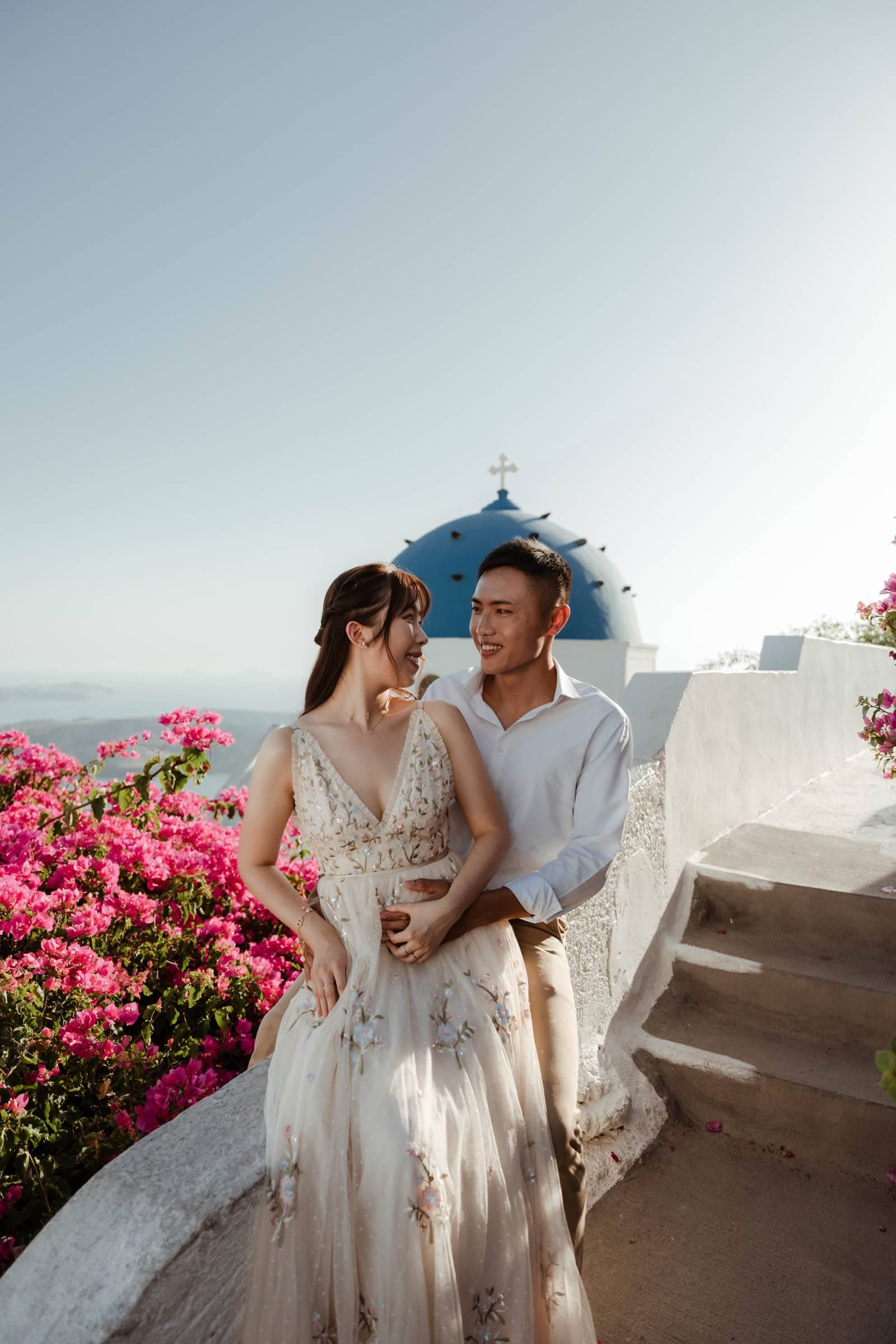 Jonathan & Be | Romantic couple session in Skaros rock Couple Sessions-1