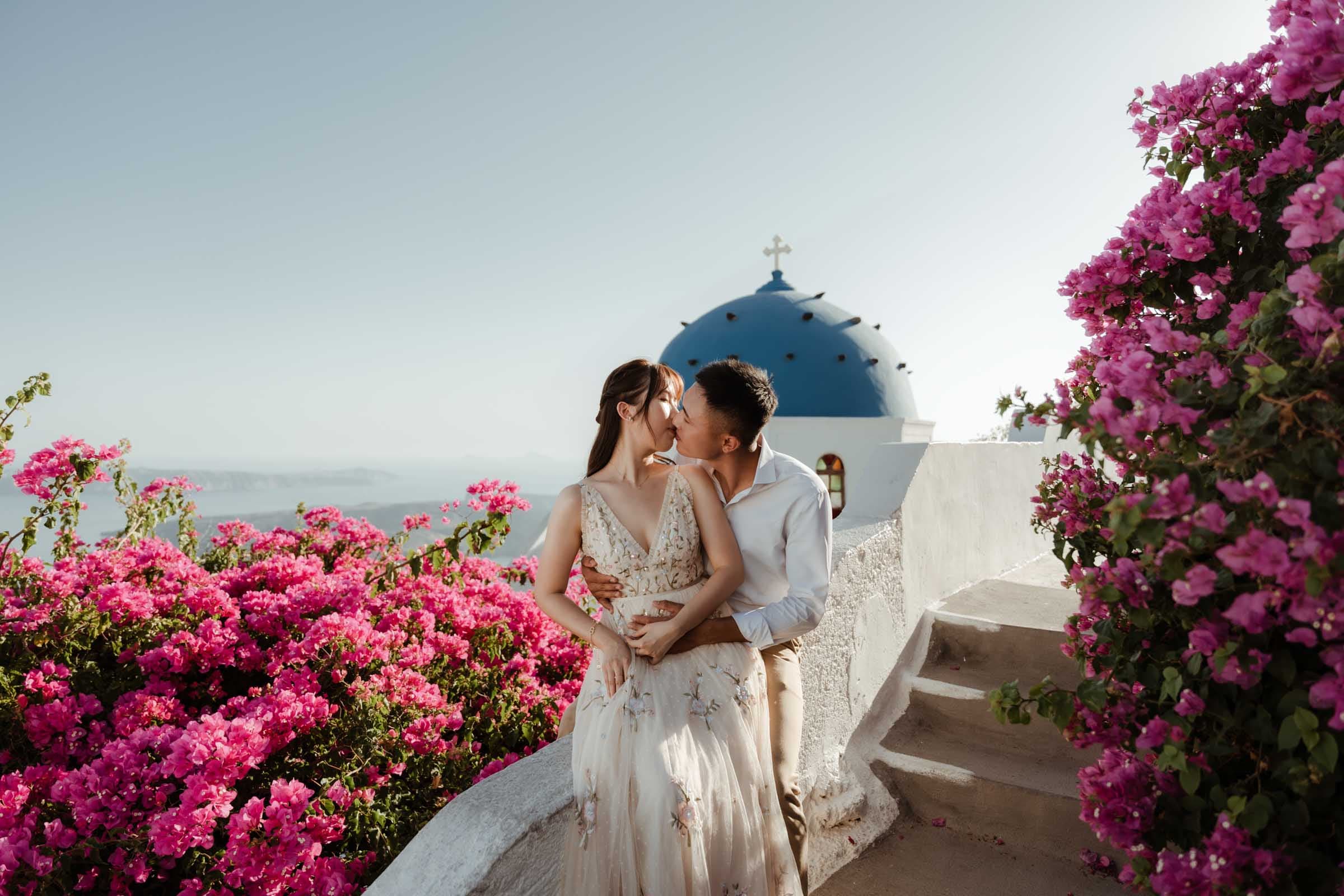 Jonathan & Be | Romantic couple session in Skaros rock Couple Sessions-4