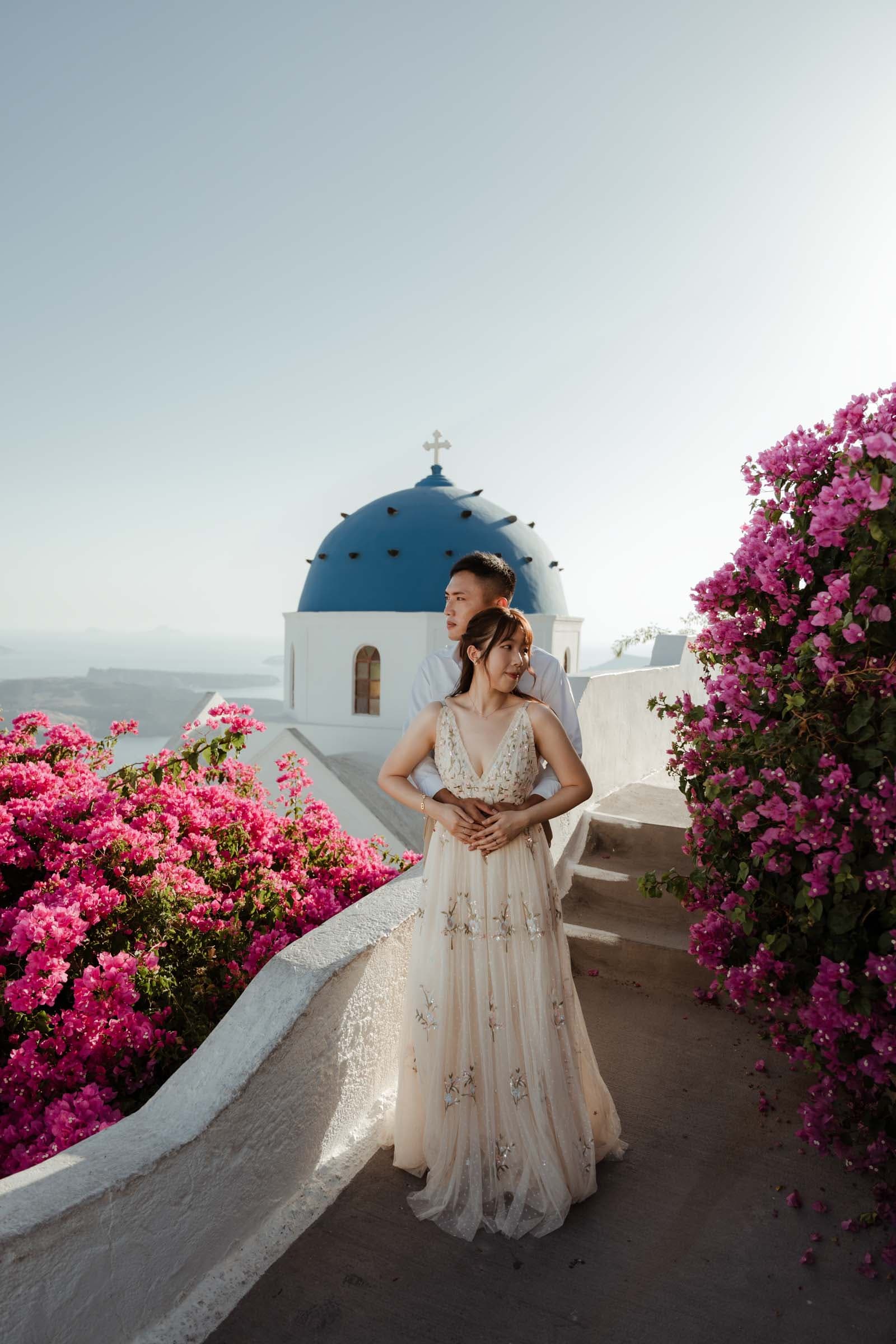 Jonathan & Be | Romantic couple session in Skaros rock Couple Sessions-6
