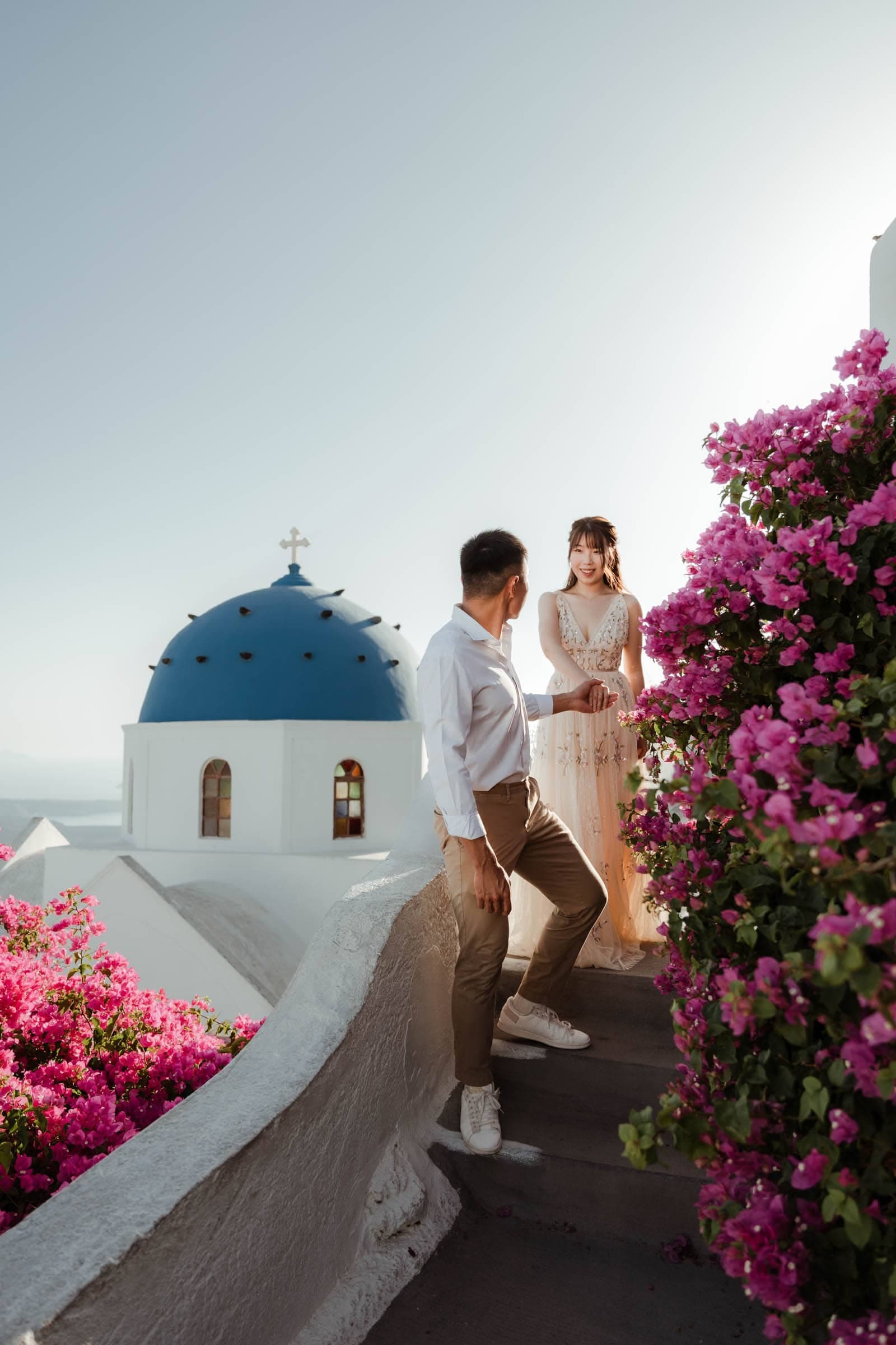 Jonathan & Be | Romantic couple session in Skaros rock Couple Sessions-7