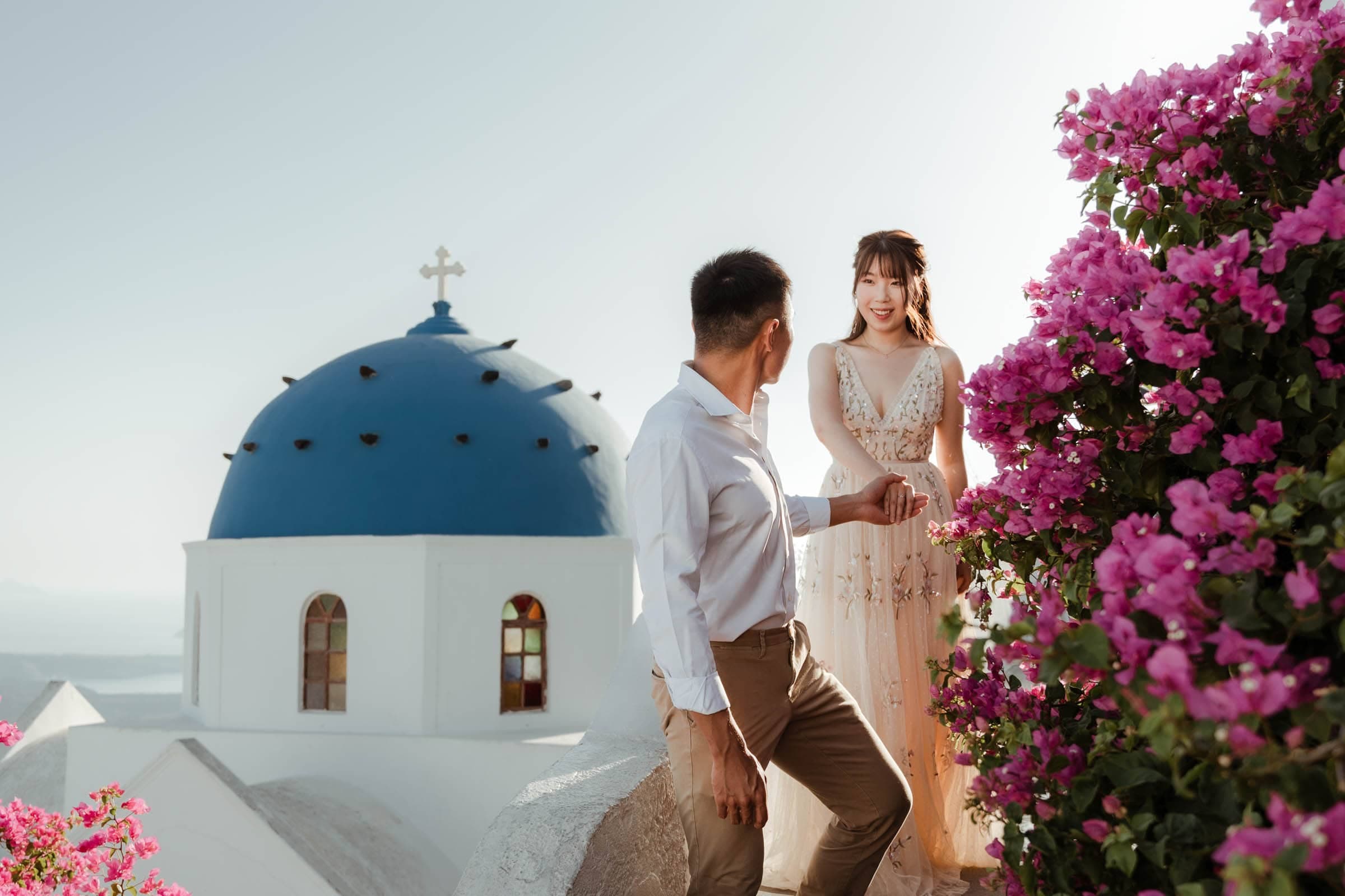 Jonathan & Be | Romantic couple session in Skaros rock Couple Sessions-8