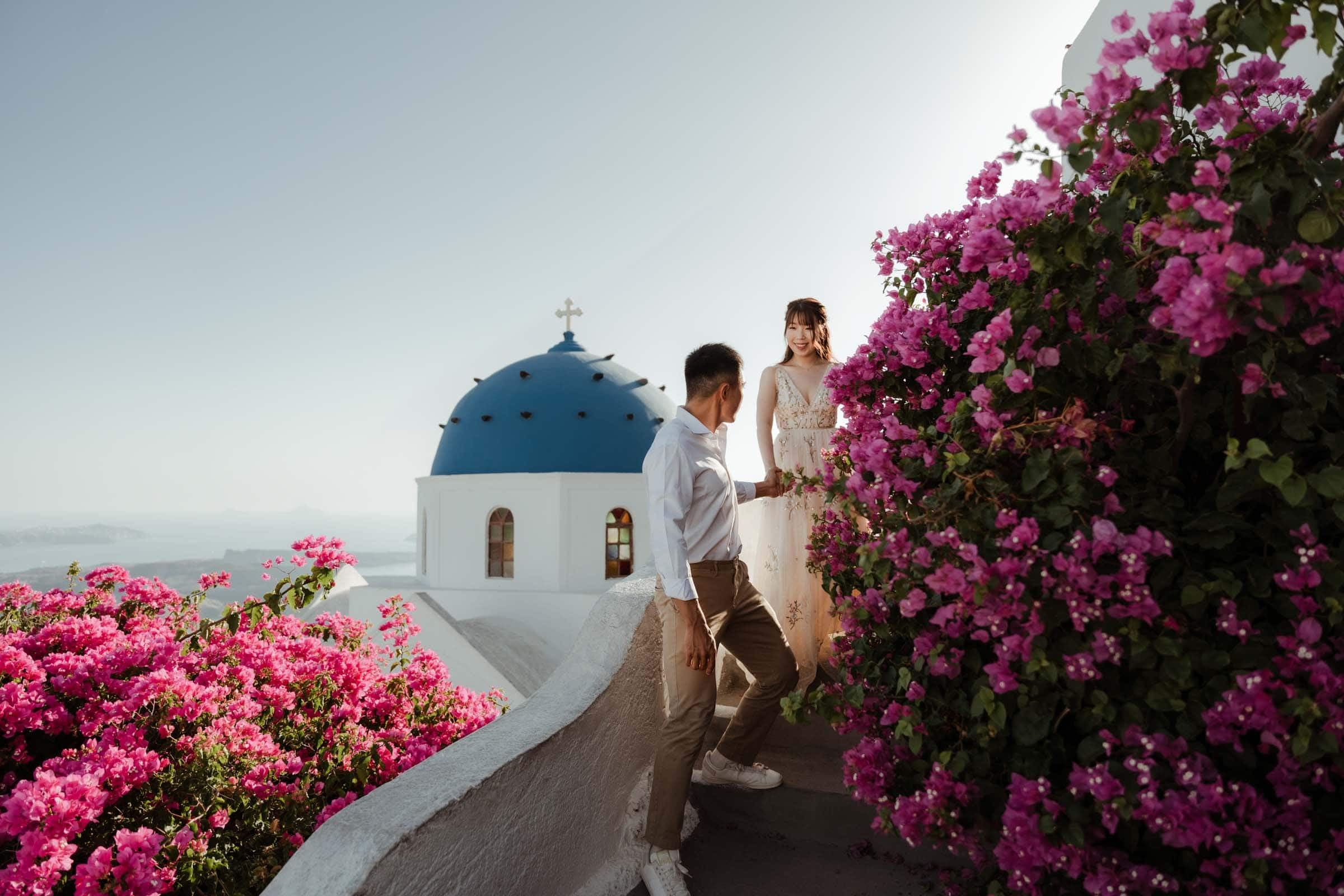 Jonathan & Be | Romantic couple session in Skaros rock Couple Sessions-9