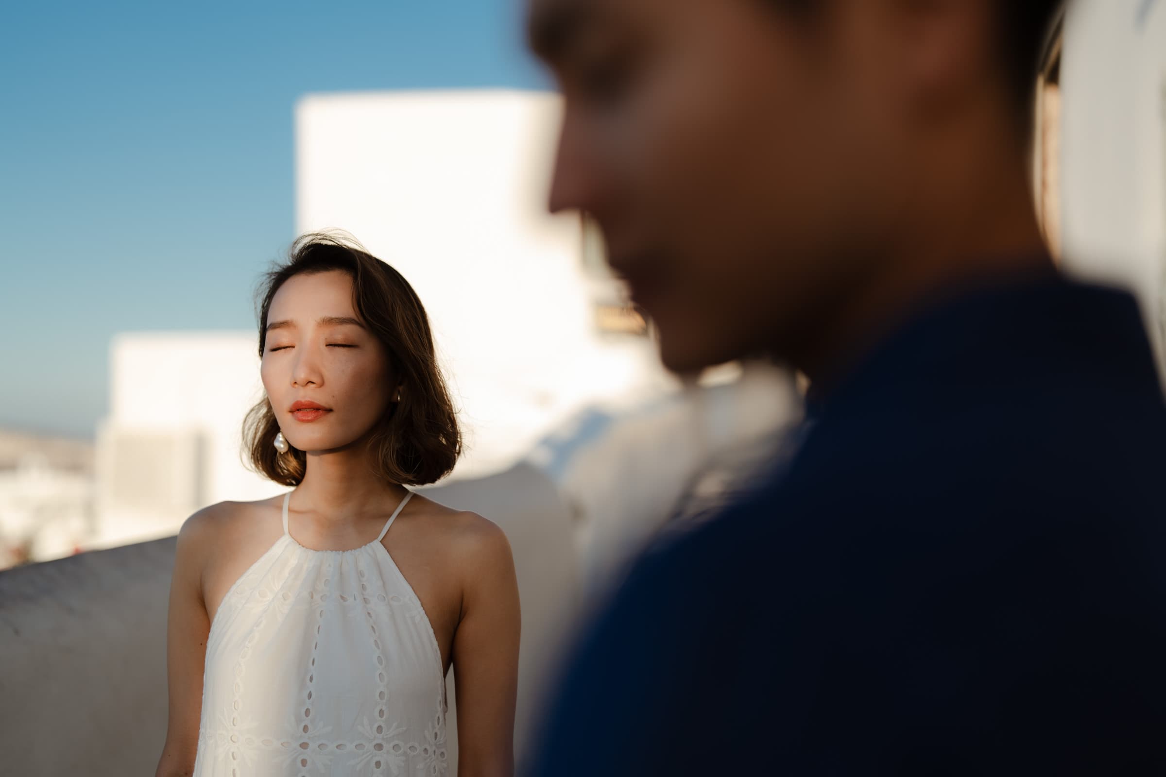 Hattori & Aiko | Aesthetic couple photoshoot in Santorini Couple Sessions-14