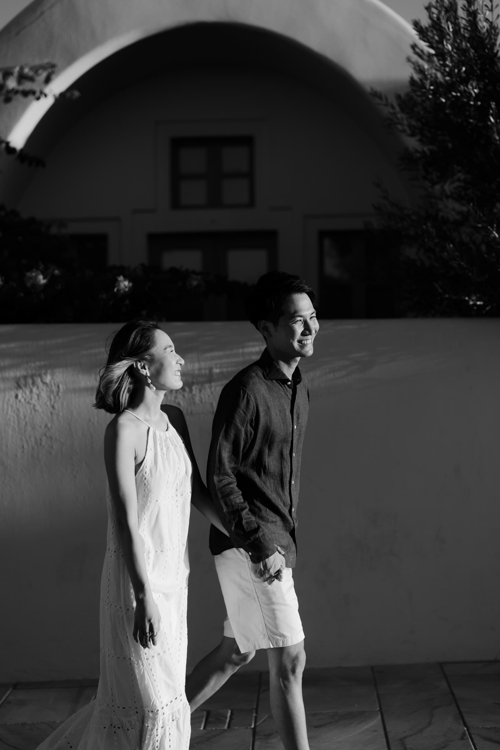 Hattori & Aiko | Aesthetic couple photoshoot in Santorini Couple Sessions-17