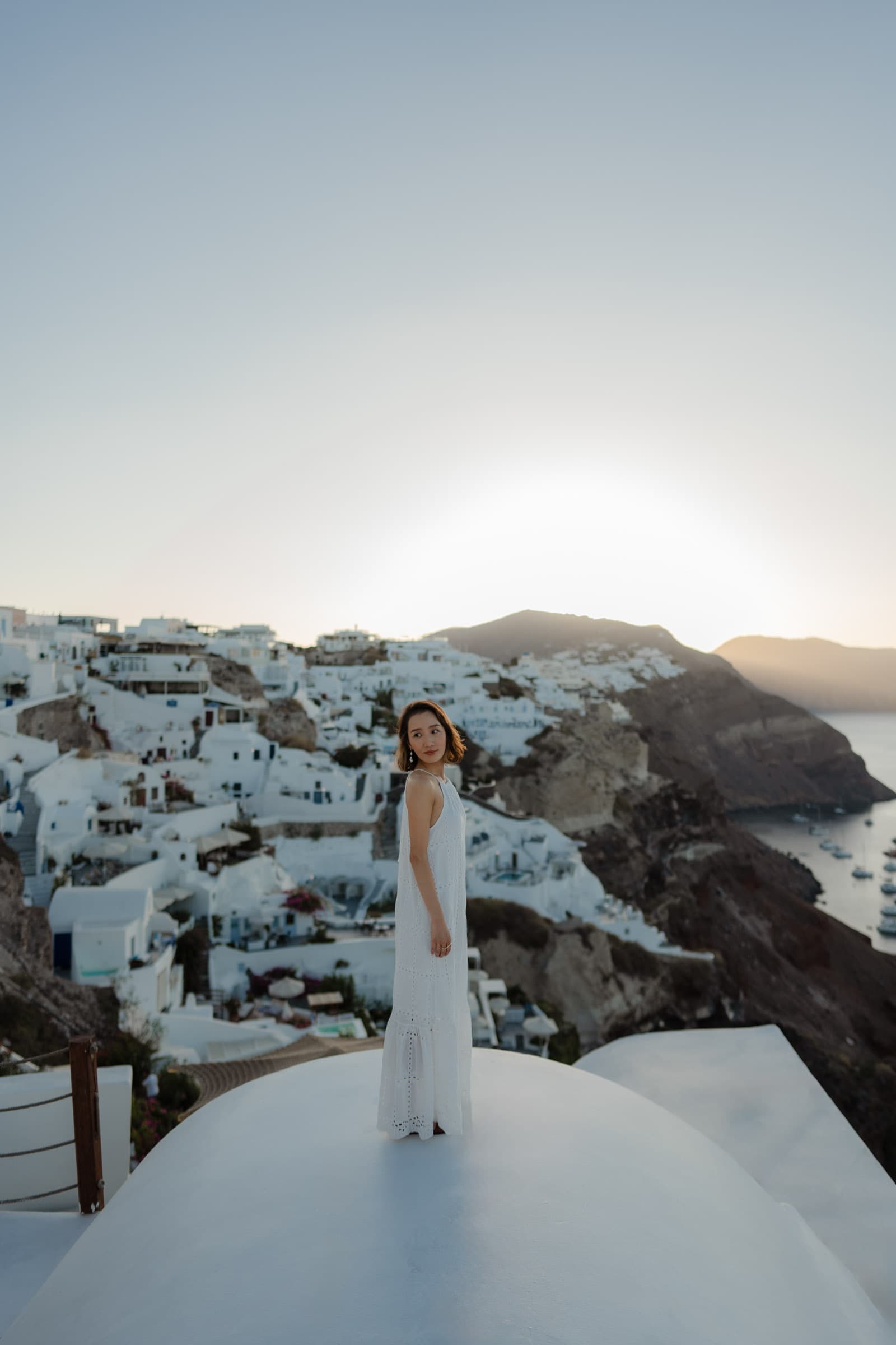 Hattori & Aiko | Aesthetic couple photoshoot in Santorini Couple Sessions-3
